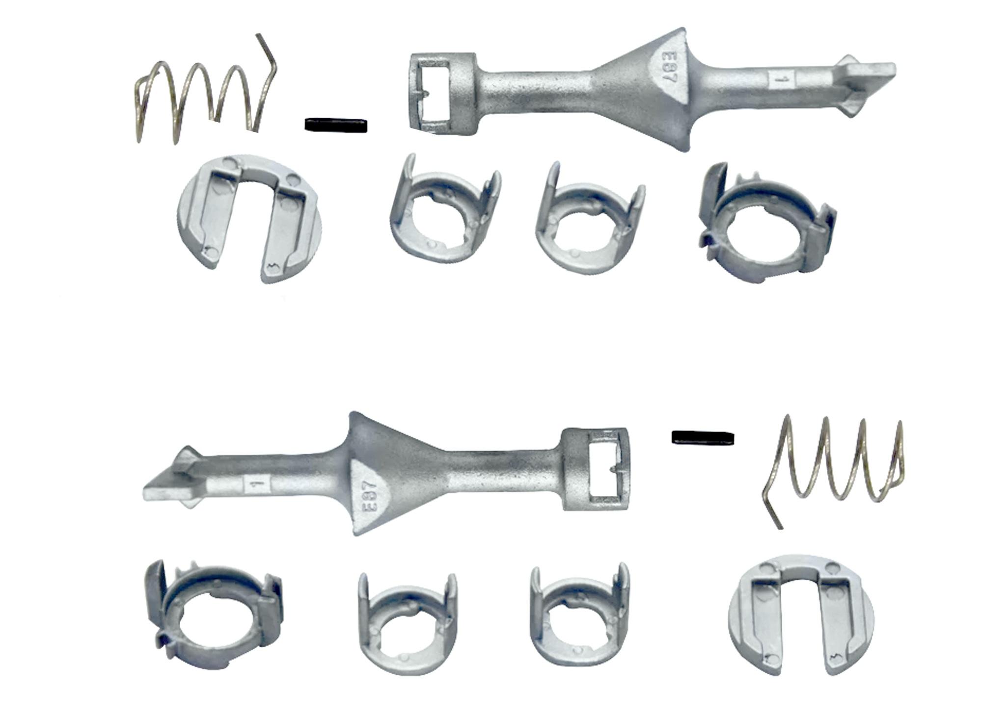 Kit reparation barillet porte avant gauche Et droite pour BMW Serie 1 E81 E87 PARTSLINE KC01459