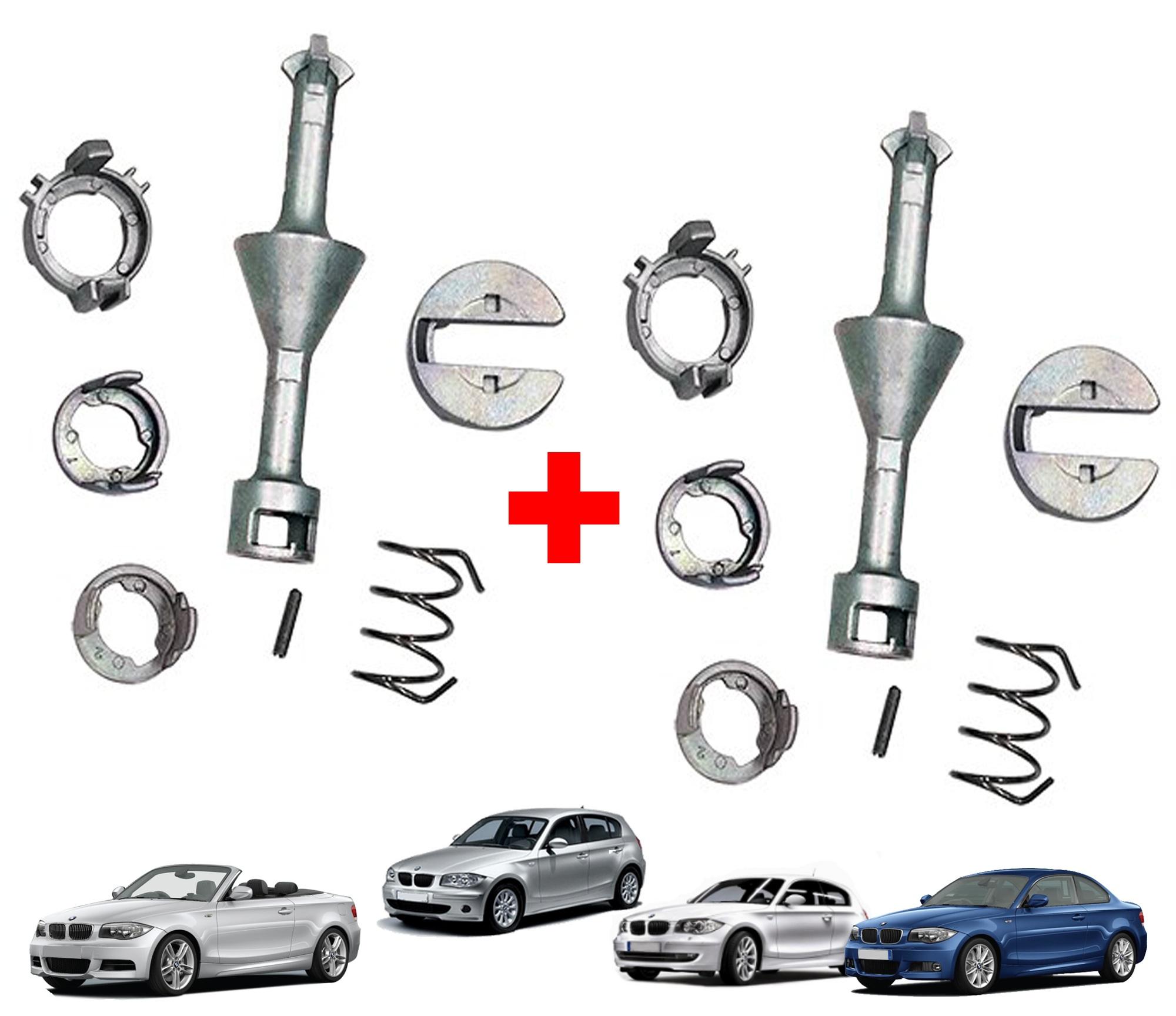 Kit reparation barillet porte avant gauche Et droite pour BMW Serie 1 E81 E87 PARTSLINE KC01459
