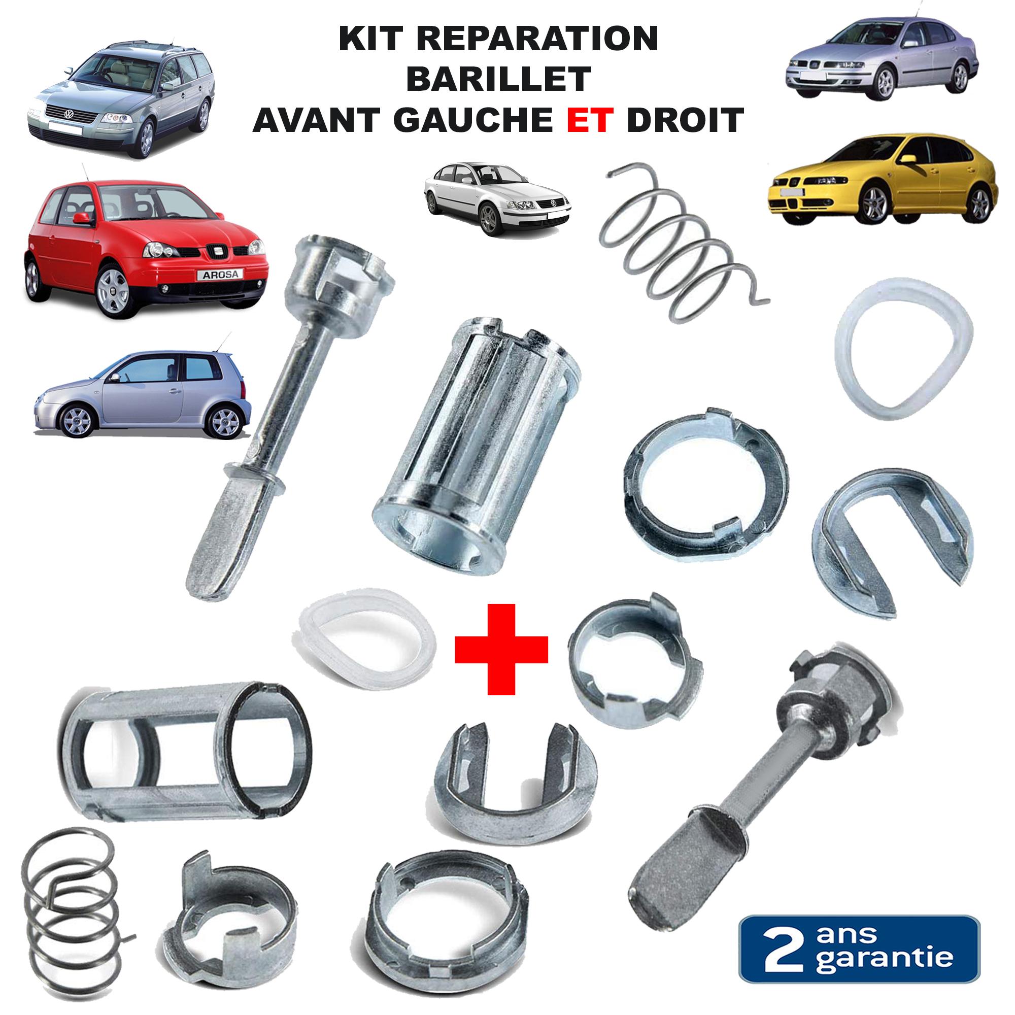 Kit reparation barillet porte avant pour Passat Leon Lupo Toledo PARTSLINE KC01463