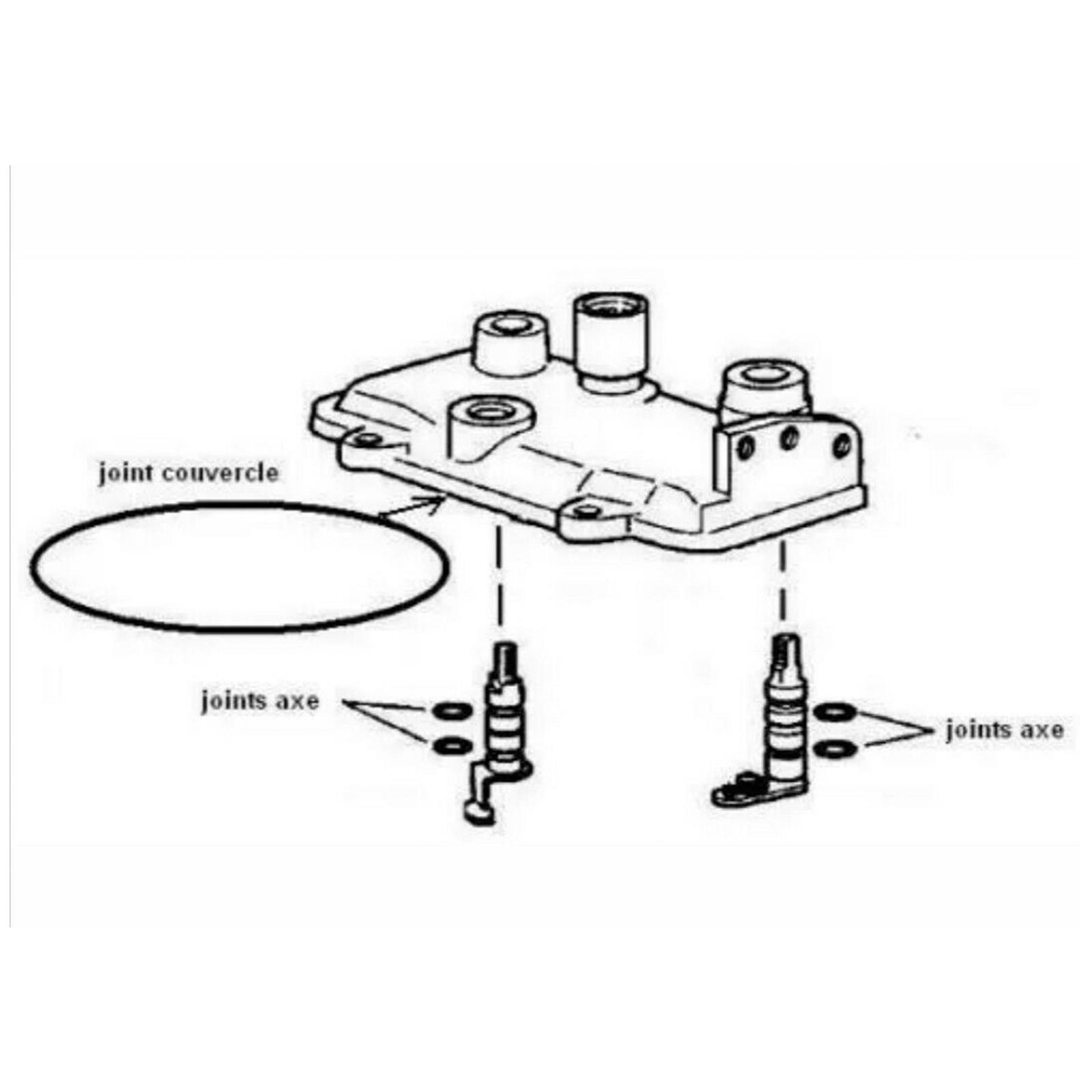 Kit joints couvercle pompe injection Lucas Delphi PARTSLINE KC01486