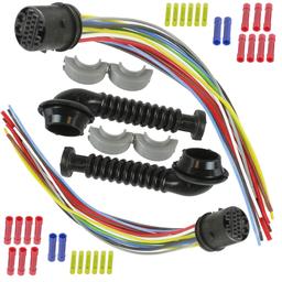 Kit reparation faisceau portes arriere gauche + droite (15 fils) pour Opel Astra H PARTSLINE KC01489