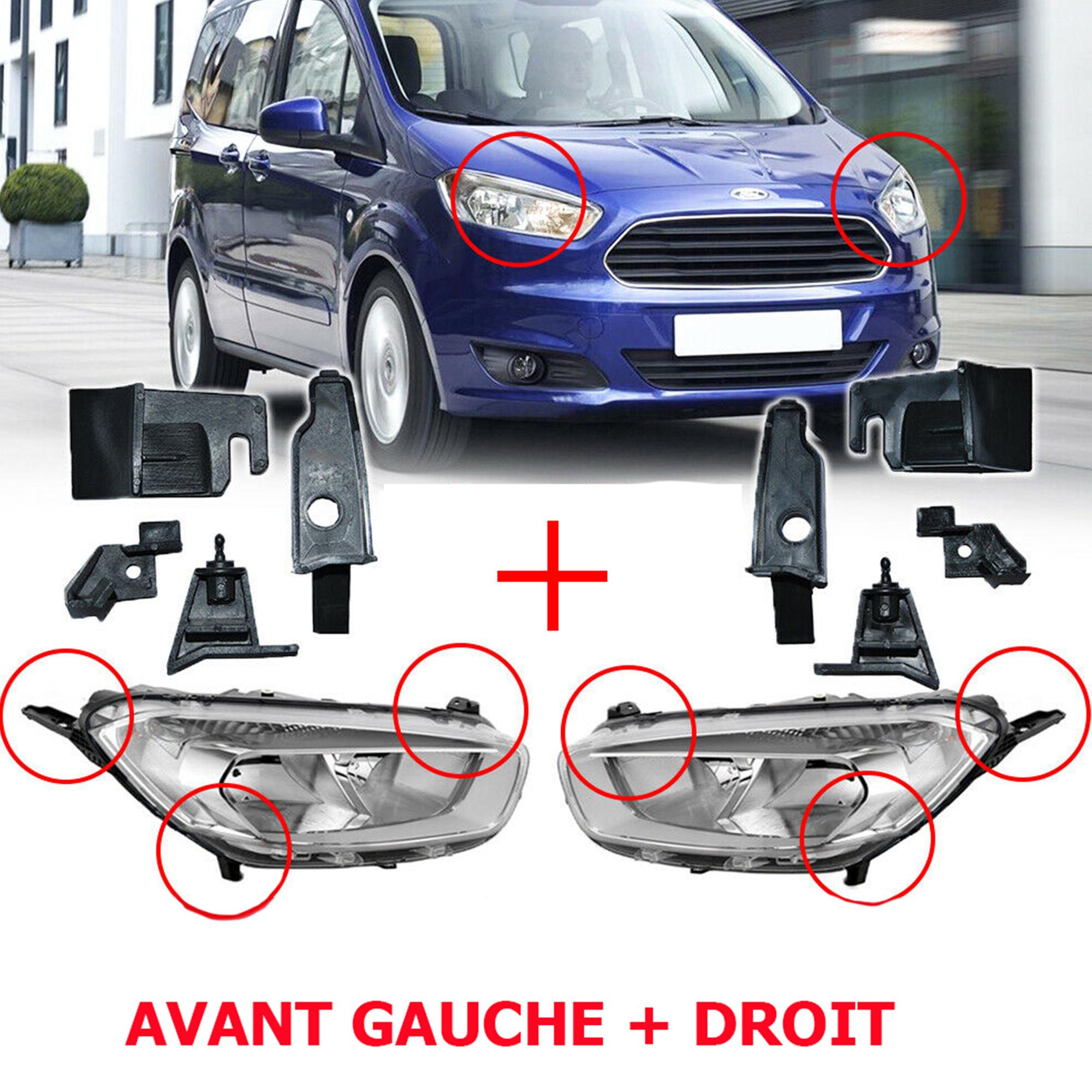 Kit reparation phare avant droit avant gauche pour Ford Transit Courier PARTSLINE KC01565