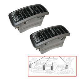 (Lot de 2) Grille de ventilation, aération, pour Trafic 2, Vivaro A, Primastar PARTSLINE KC01618