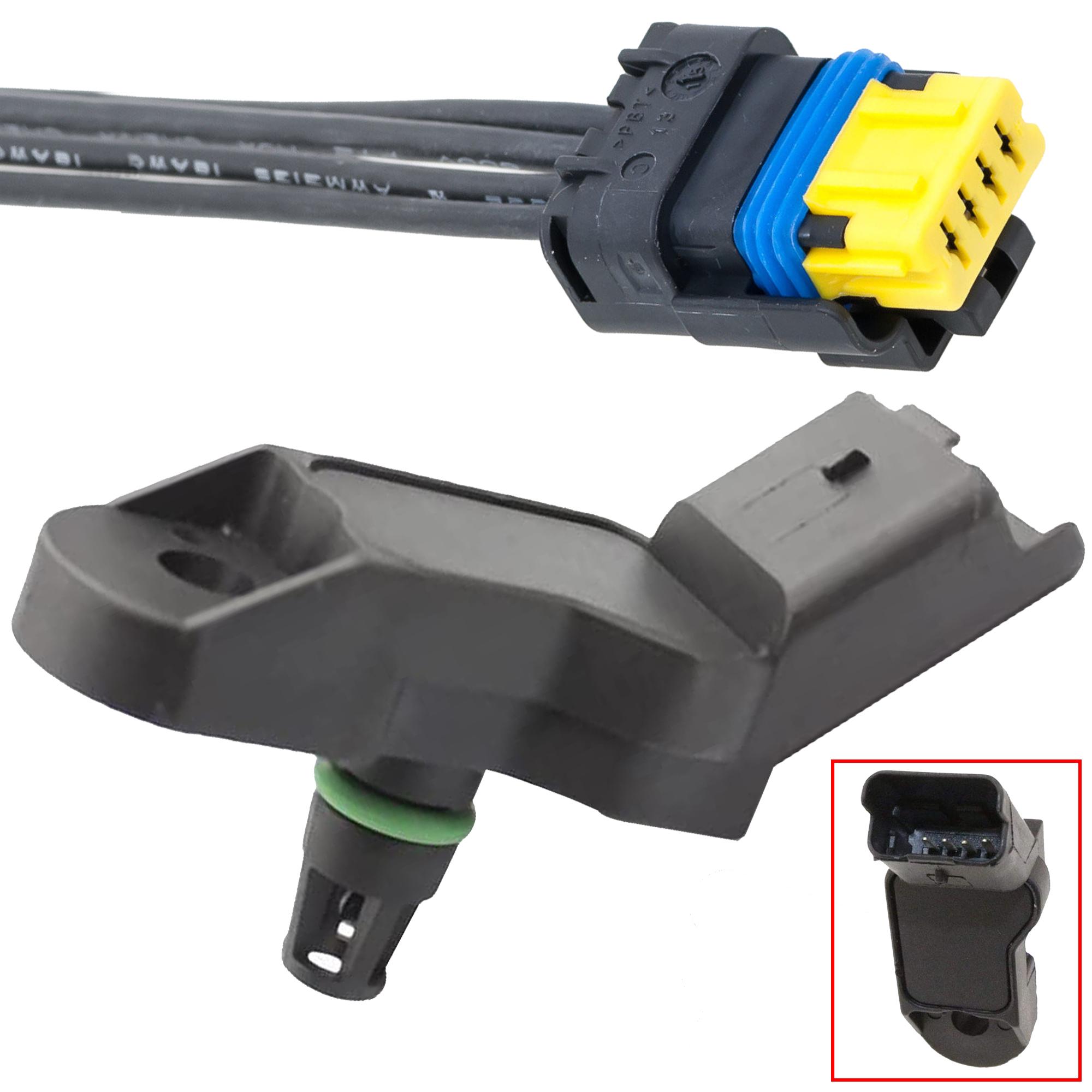 Capteur pression admission connectique 1.1 1.4 1.6 2.0 16V pour Peugeot 206 307 PARTSLINE KC01637