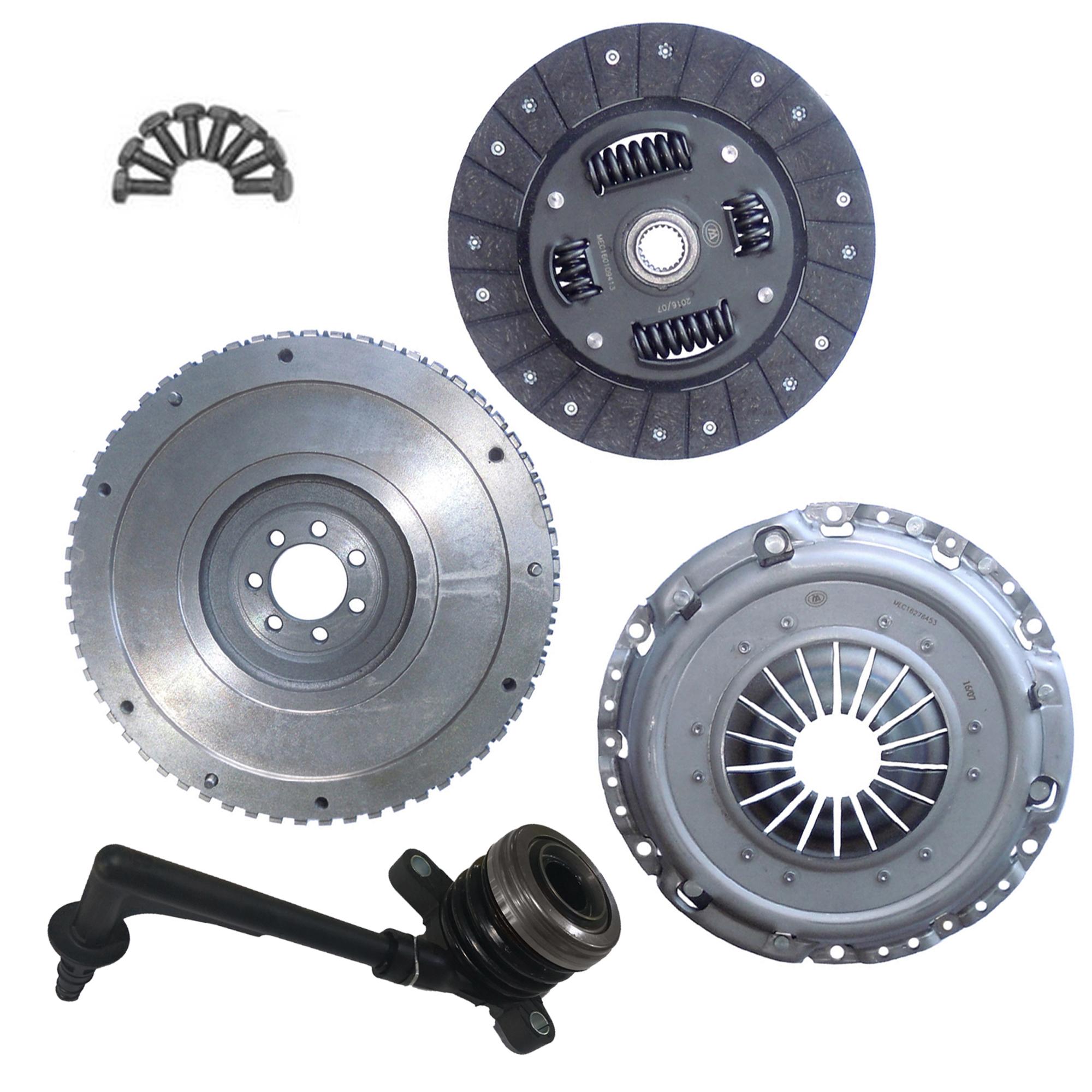 Kit embrayage Volant Moteur Rigide + Butée pour Dacia DUSTER 4x4 1.5 dCi 109/110 PARTSLINE KC01660
