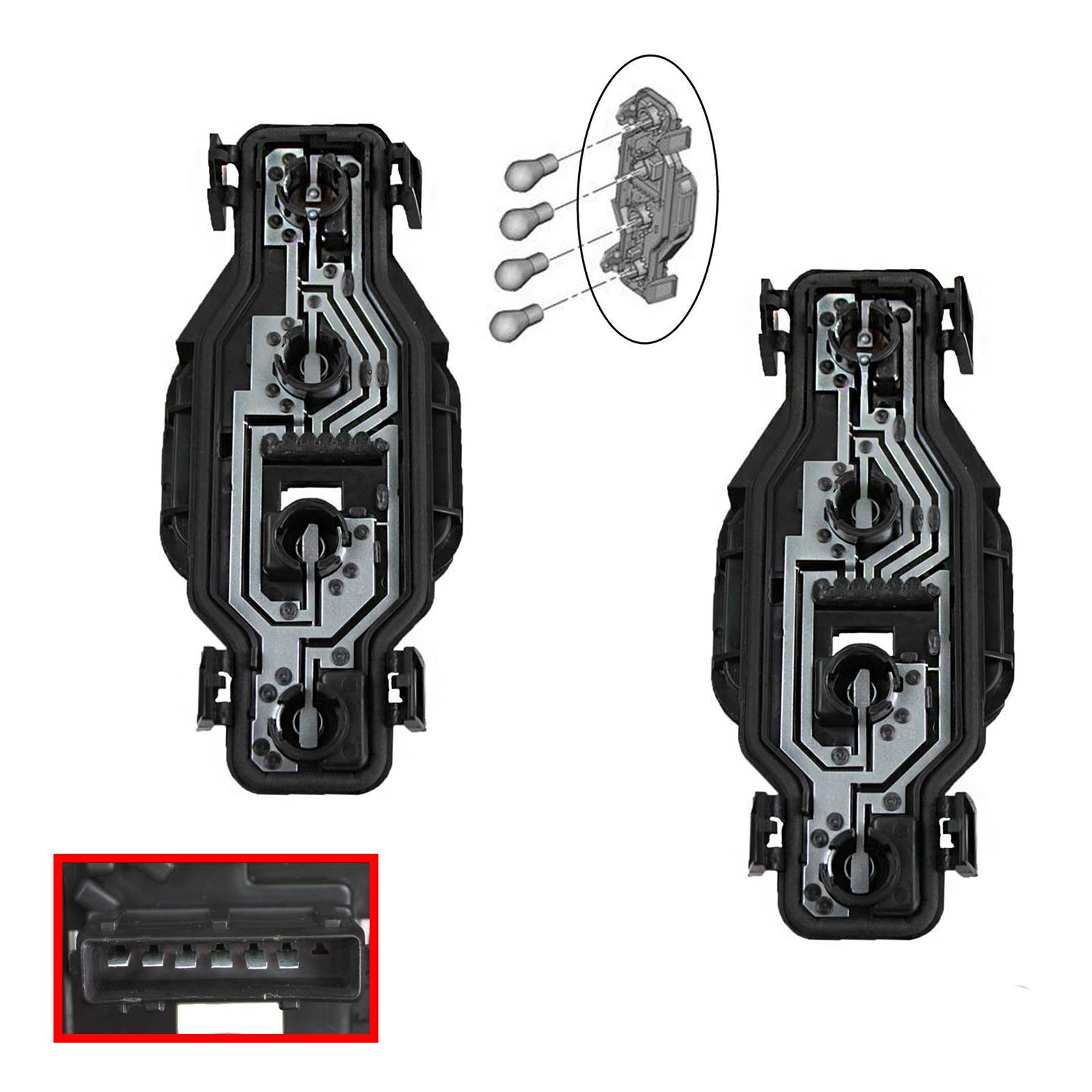 Platine feu arriere gauche et droit pour Berlingo Partner (1996-2008) PARTSLINE KC01684