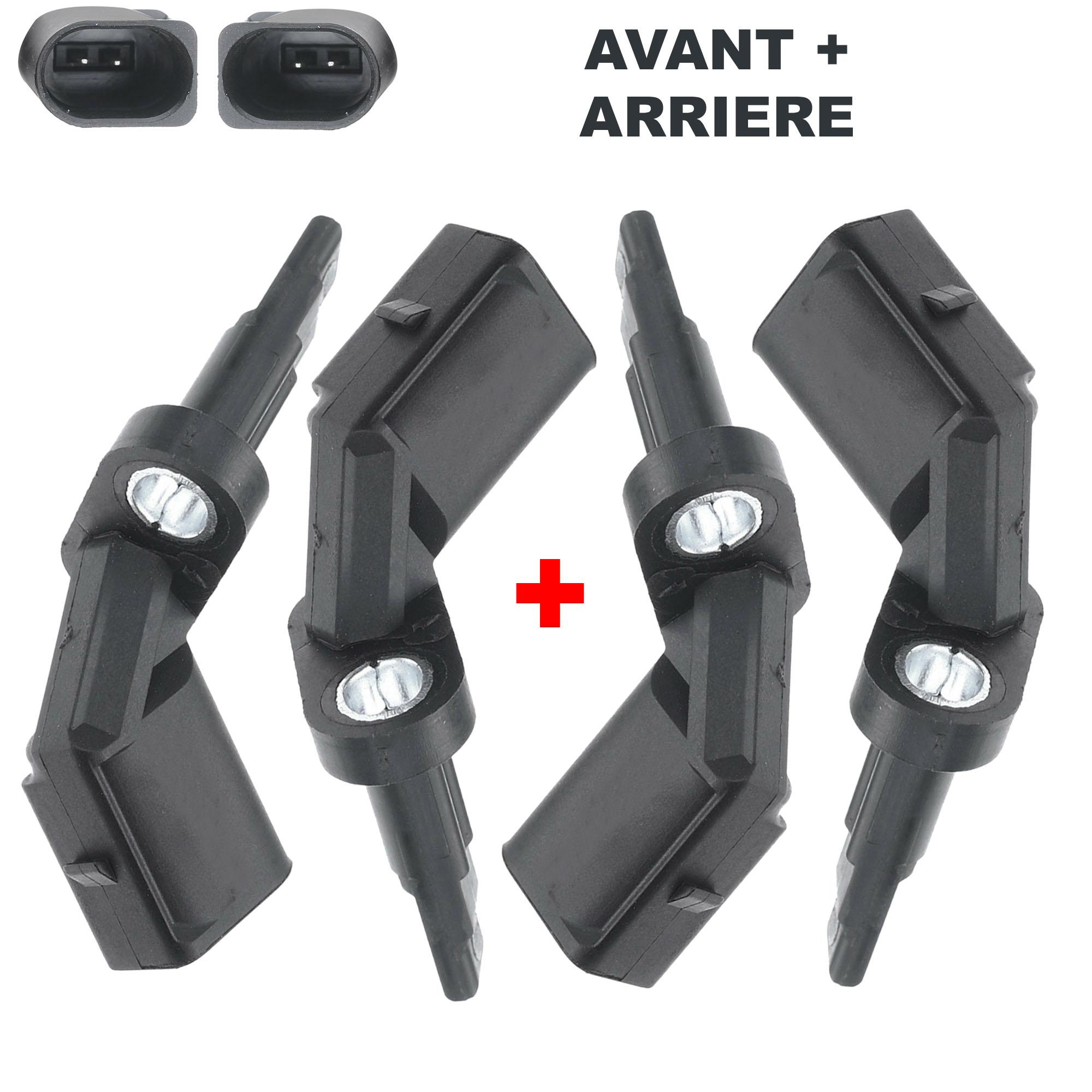 Capteurs ABS avant ET arrière gauche + droit pour Golf 7 Tiguan Passat Q3 Touareg PARTSLINE KC01726