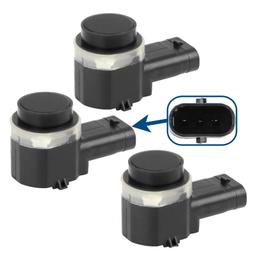 (Lot de 3) Capteur de recul d'aide stationnement pour Audi, Bmw, Volvo PARTSLINE KC01789