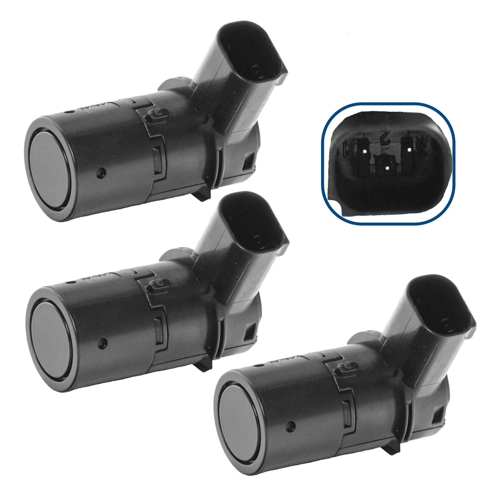 (Lot de 3) Capteur de recul d'aide stationnement pour Renault PARTSLINE KC01823
