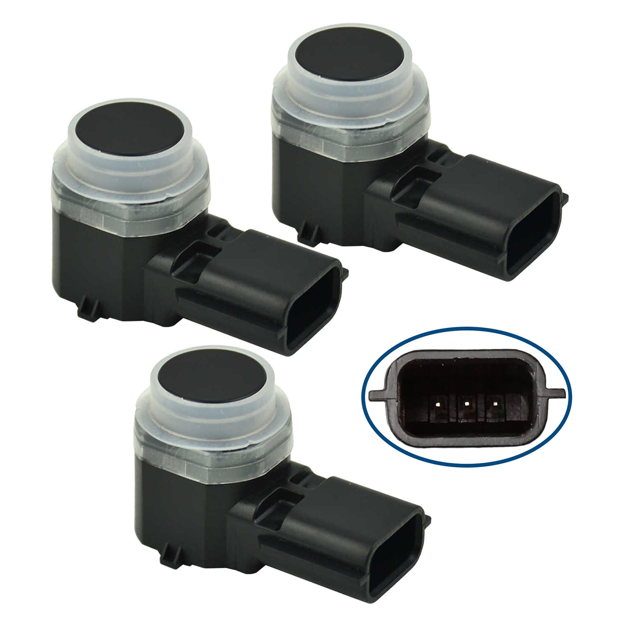 (Lot de 3) Capteur de recul d'aide stationnement pour Mercedes, Opel, Renault PARTSLINE KC01832