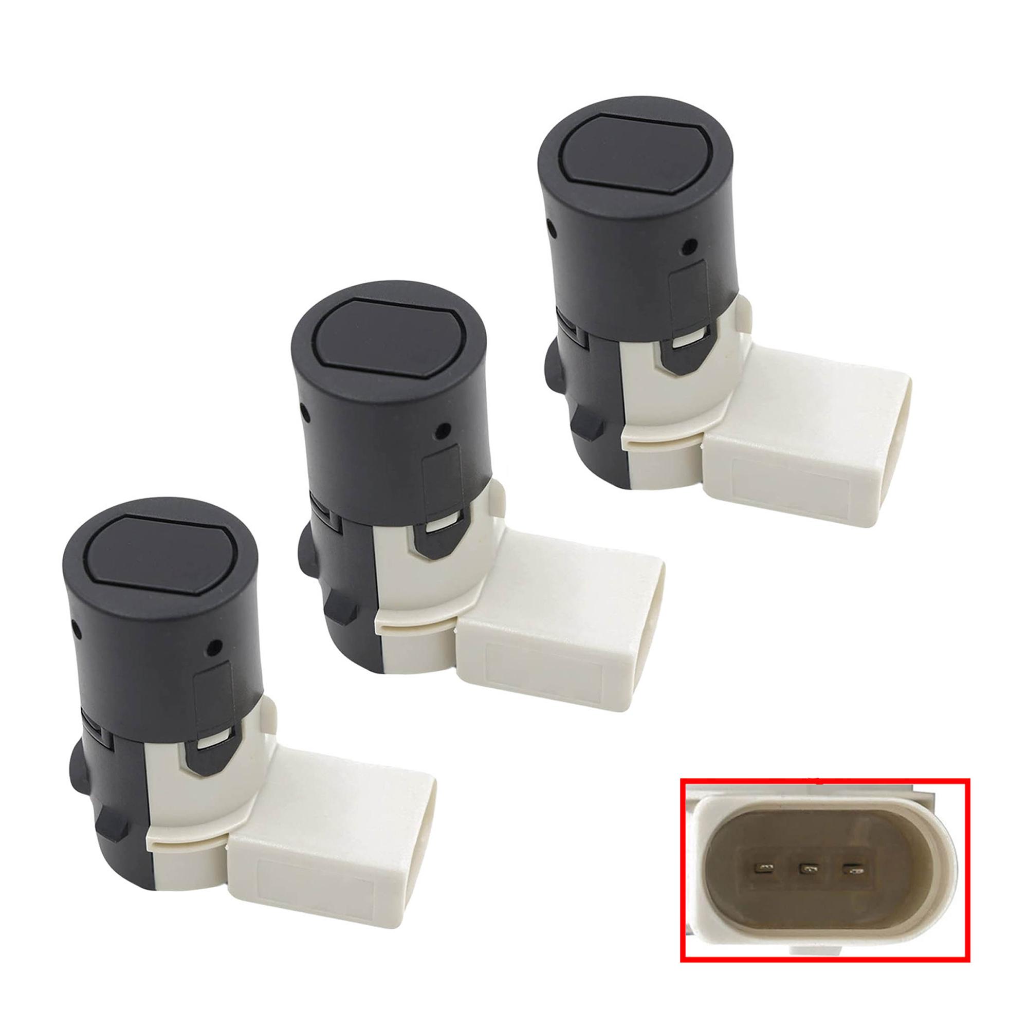 (Lot de 3) Capteur de recul d'aide stationnement pour Seat, VW PARTSLINE KC01904