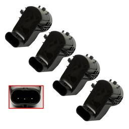 (Lot de 4) Capteur de recul d'aide stationnement pour Skoda Fabia 2, Roomster PARTSLINE KC01929