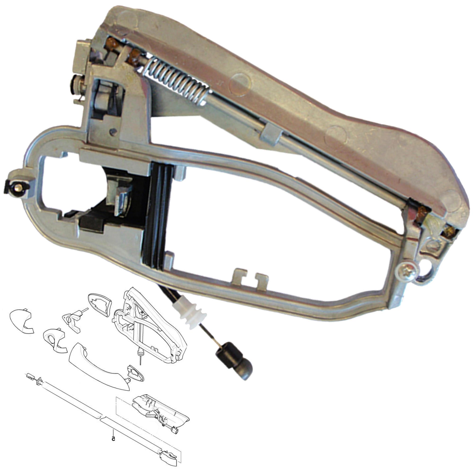 Poignée de porte avant et arrière droite pour Bmw Série X5 E53 PARTSLINE KC01960