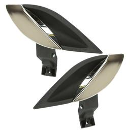 Lot de 2 Poignée chromé de porte avant ou arrière gauche + droite pour Fiat Croma PARTSLINE KC01968