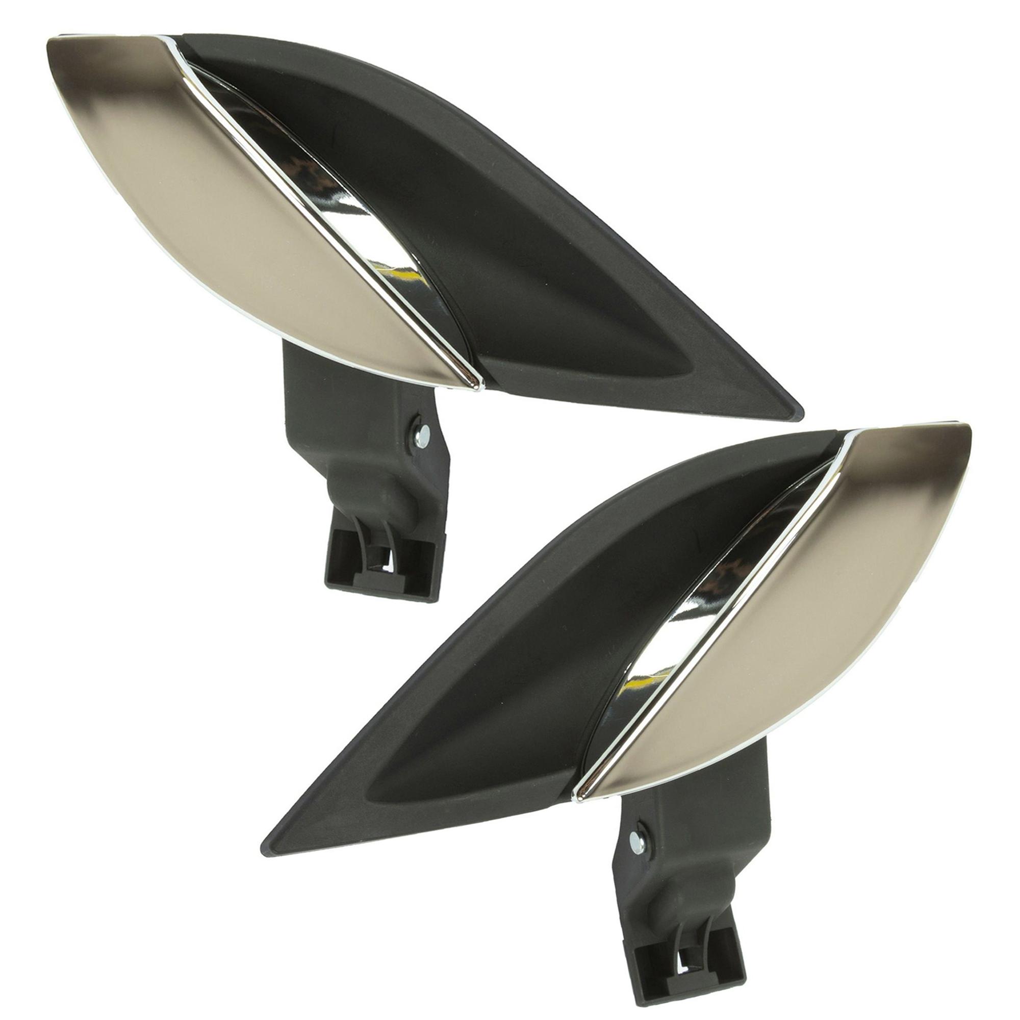 Lot de 2 Poignée chromé de porte avant ou arrière gauche + droite pour Fiat Croma PARTSLINE KC01968