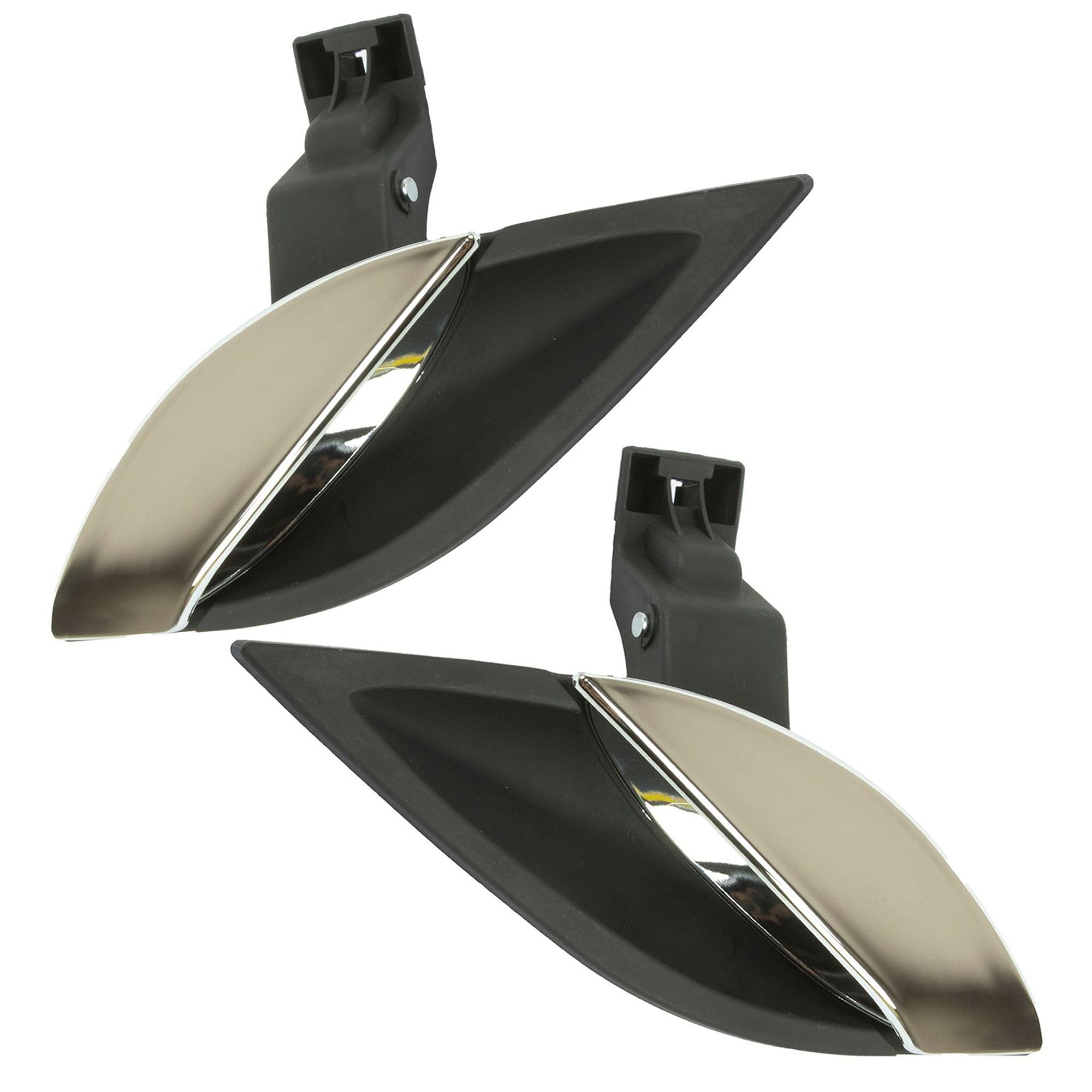 Lot de 2 Poignée chromé de porte avant ou arrière gauche + droite pour Fiat Croma PARTSLINE KC01968