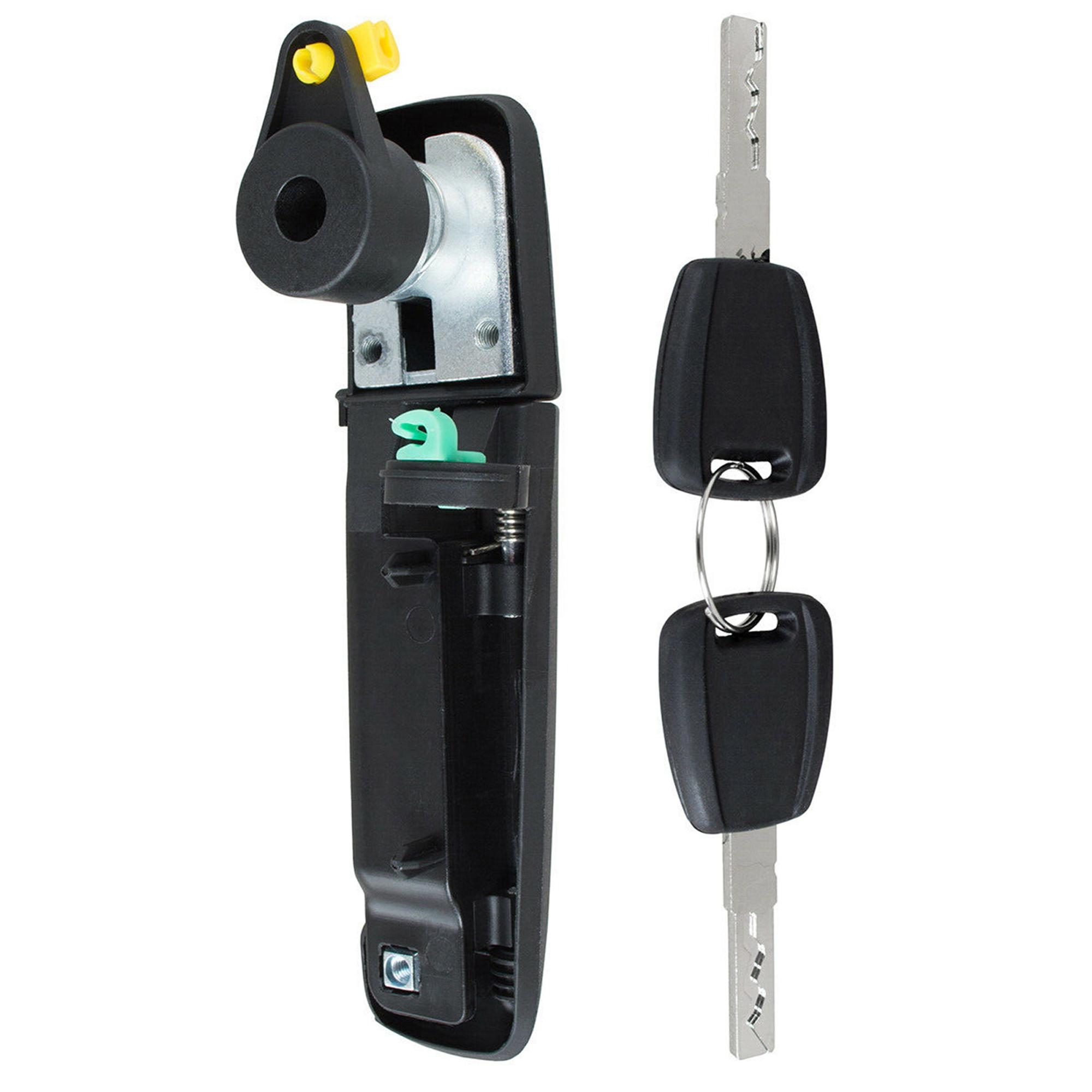 Poignée + barillet de porte avant gauche pour Fiat Panda (2003-2012) PARTSLINE KC01969