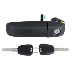 Poignée + barillet de porte avant gauche pour Fiat Panda (2003-2012) PARTSLINE KC01969