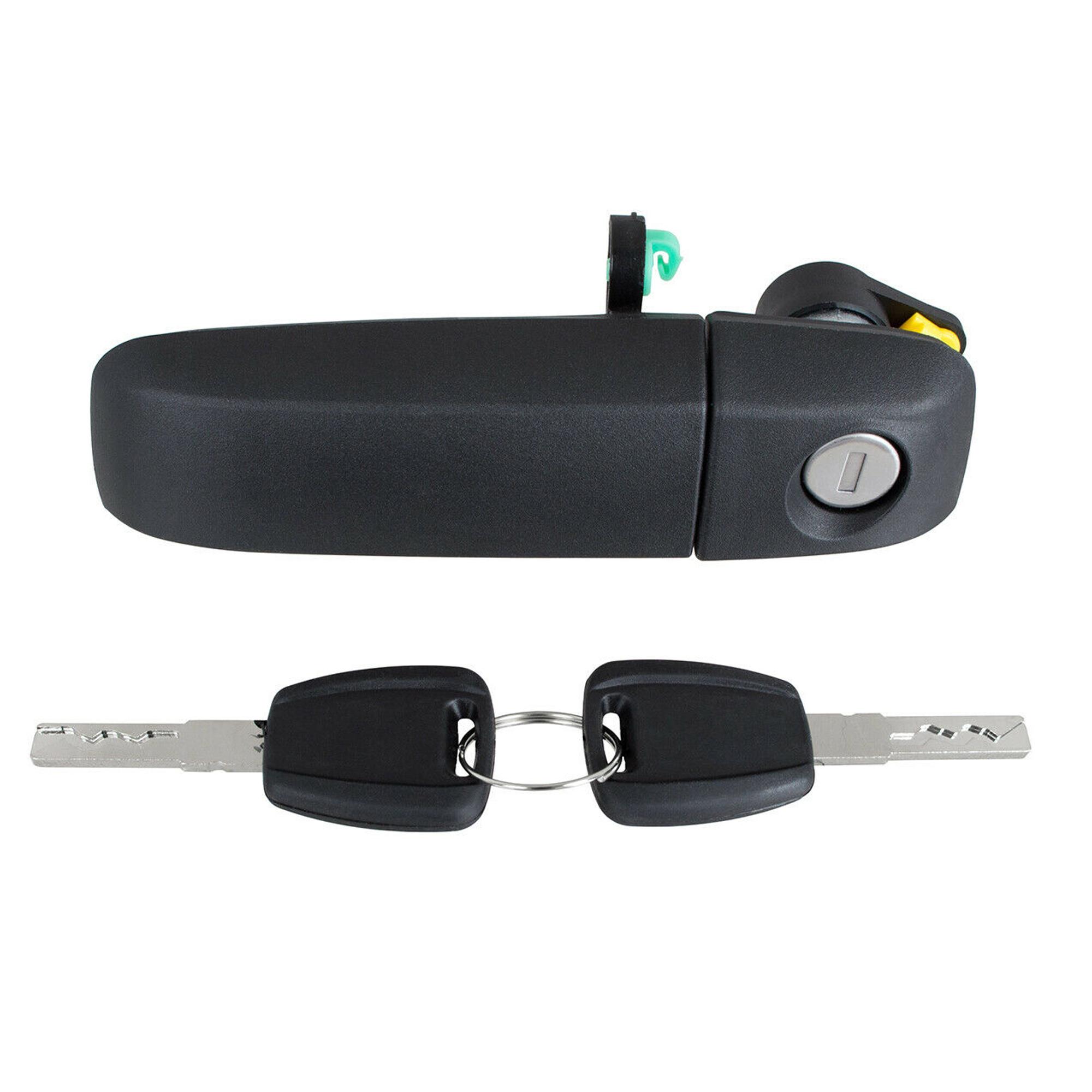 Poignée + barillet de porte avant gauche pour Fiat Panda (2003-2012) PARTSLINE KC01969