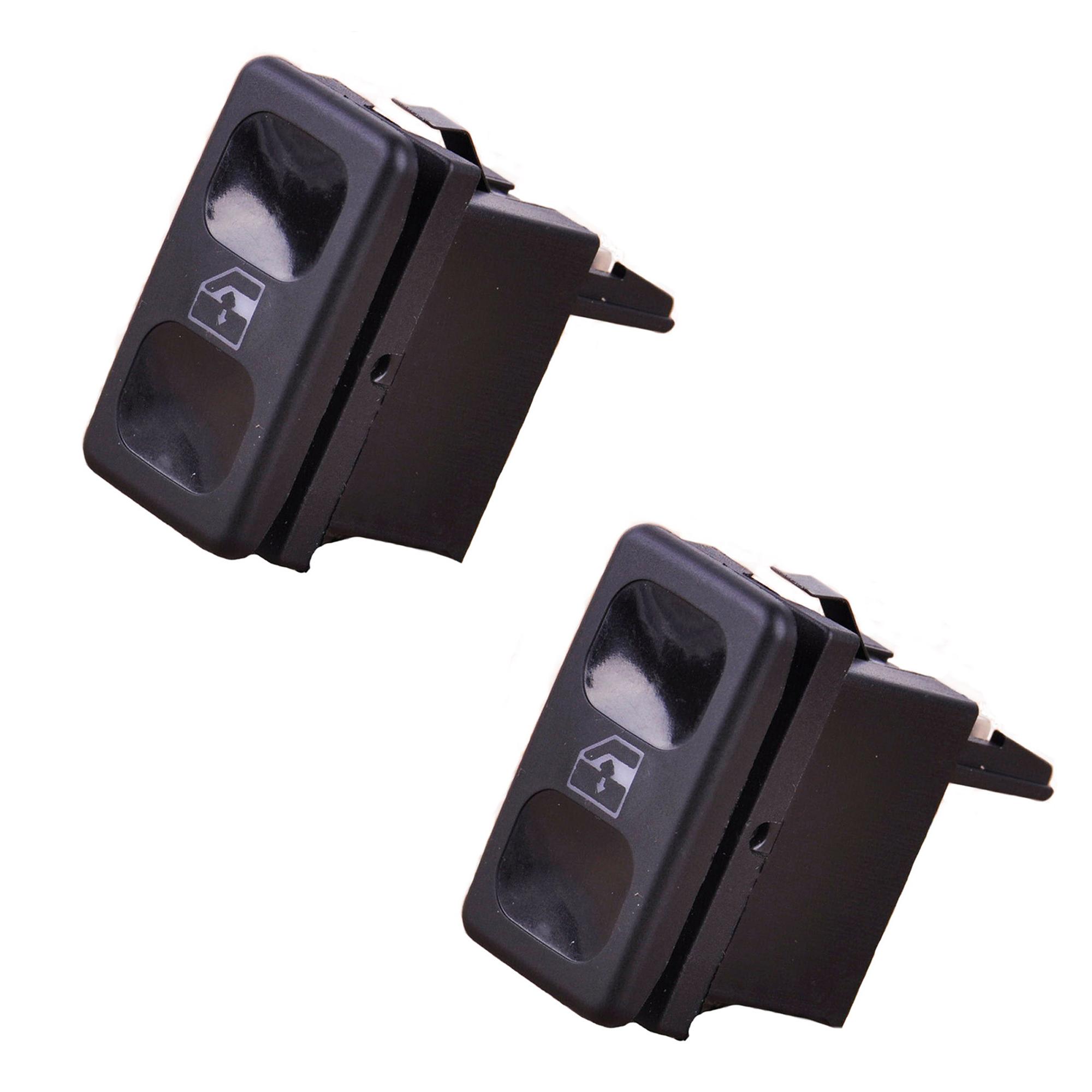 2 Bouton de lève vitre avant et arrière (gauche ou droit) pour Seat et Volkswagen PARTSLINE KC01984