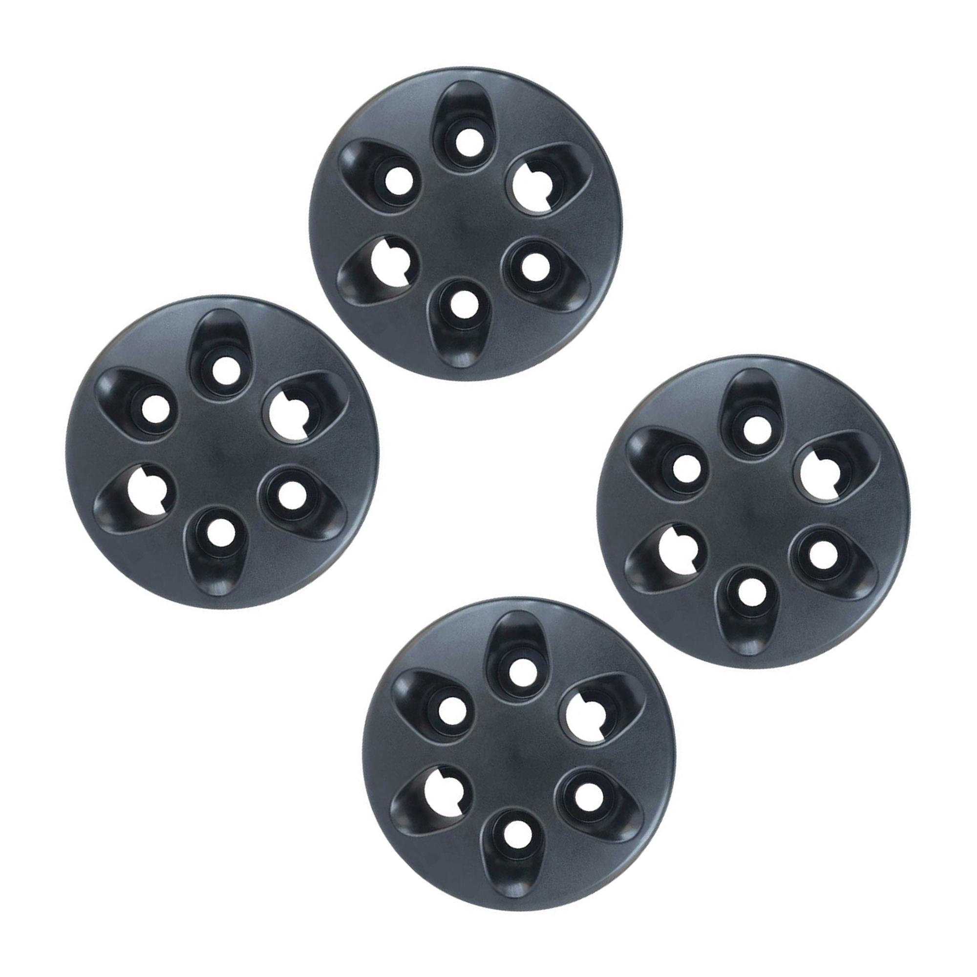 (Lot de 4) Enjoliveur de roue, cache roue central compatible avec Iveco Daily PARTSLINE KC01986