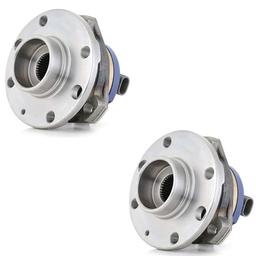 (Lot de 2) Moyeu de roue avant gauche + droit avec ABS pour Opel Astra G, Zafira A PARTSLINE KC02046