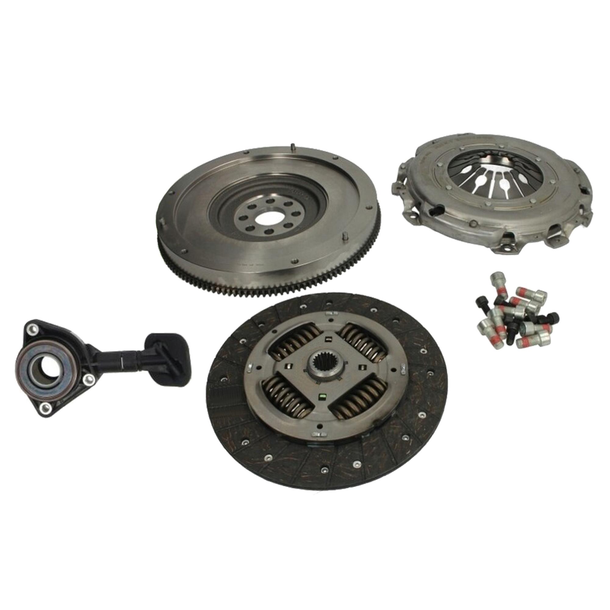 Kit Embrayage 4 Pieces Volant Moteur pour C-MAX FOCUS 1.6 TDCi C30 S40 V50 1.6d PARTSLINE KC02047