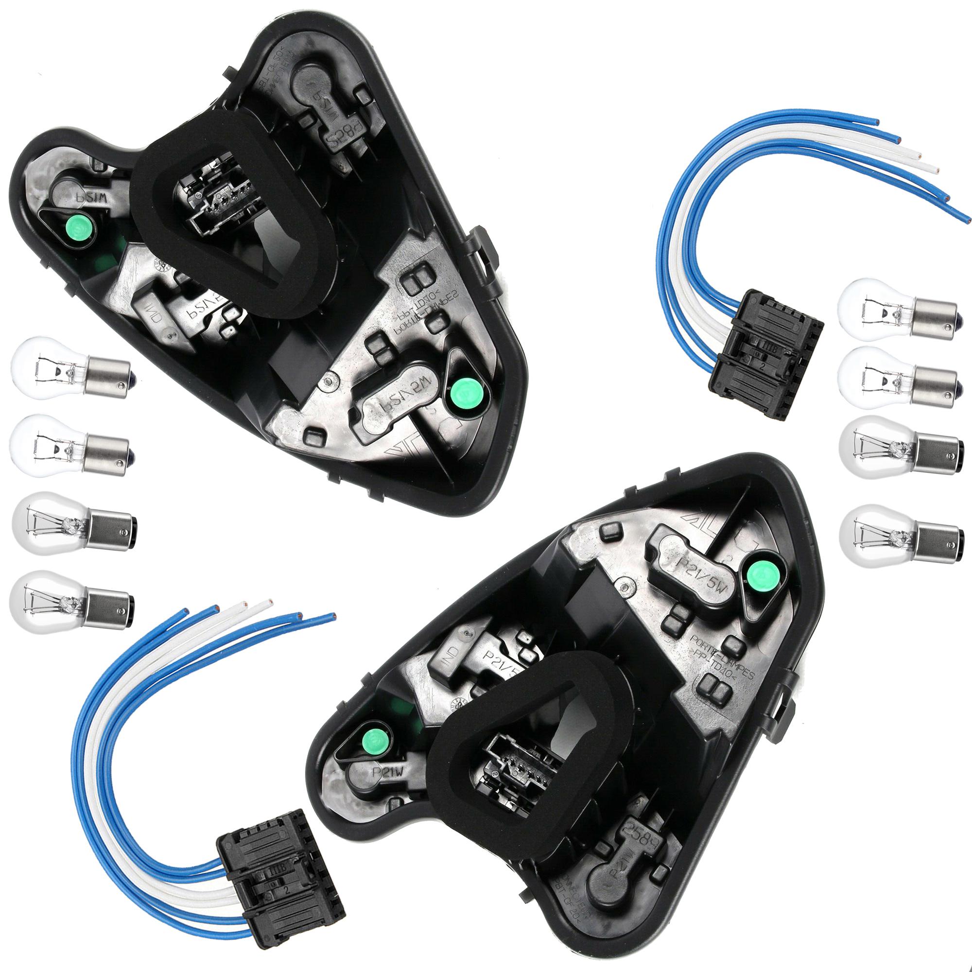 Platine de feu arriere gauche + droit avec connectique pour Peugeot 308 phase 1 PARTSLINE KC02087