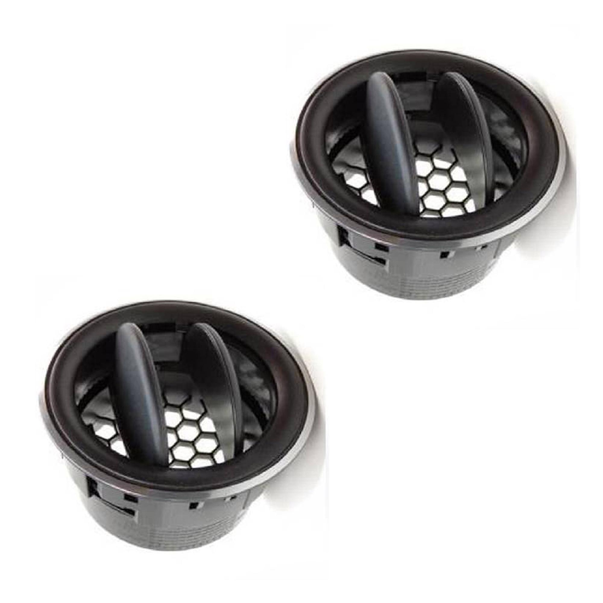 (Lot de 2) Grille de Ventilation Noir pour Dacia Dokker, Duster, Lodgy, Sandero PARTSLINE KC02105