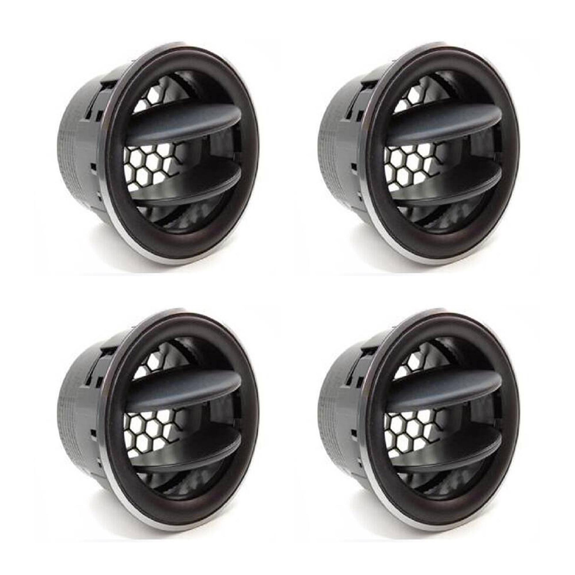 (Lot de 4) Grille de Ventilation Noir pour Dacia Dokker, Duster, Lodgy, Sandero PARTSLINE KC02106