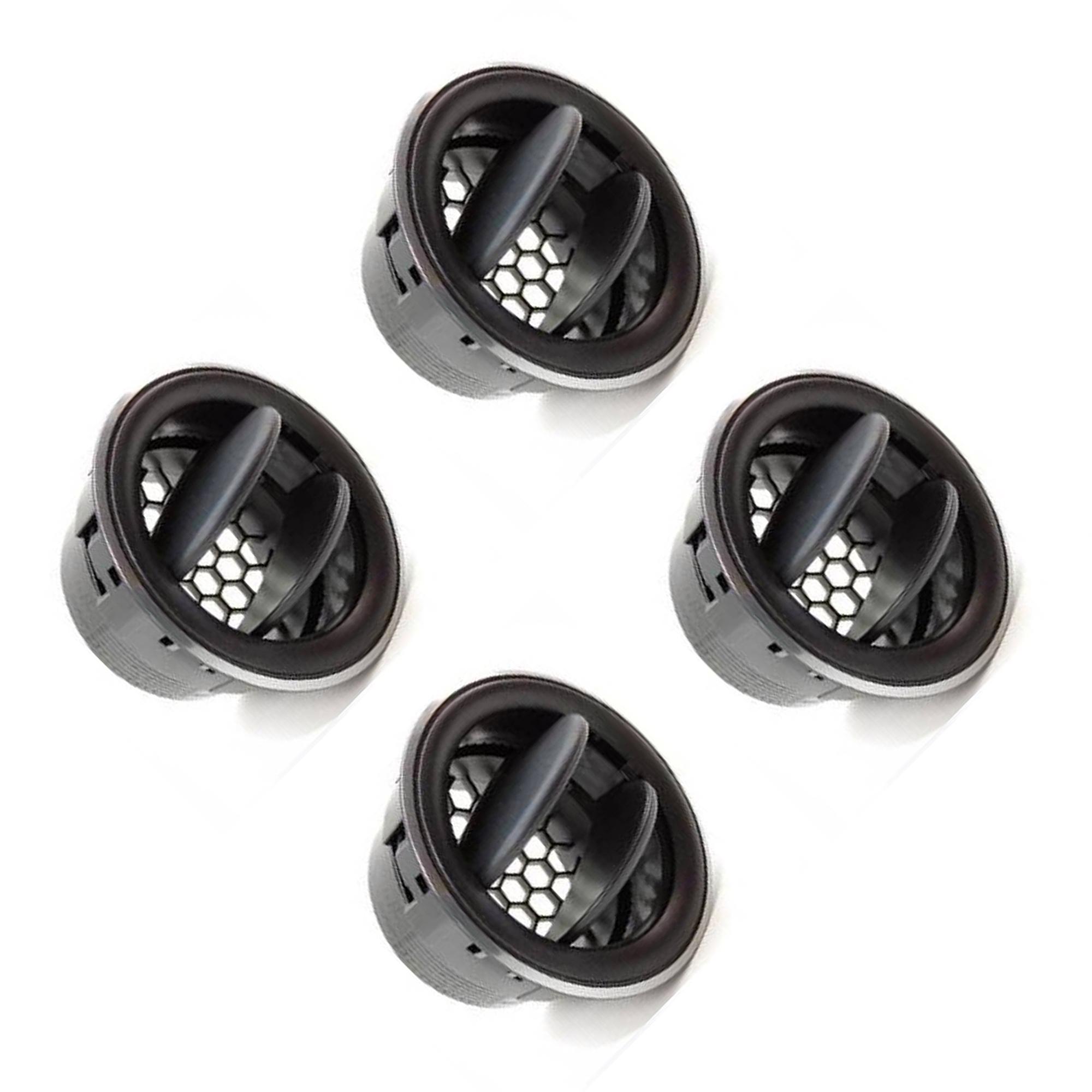 (Lot de 4) Grille de Ventilation Noir pour Dacia Dokker, Duster, Lodgy, Sandero PARTSLINE KC02106