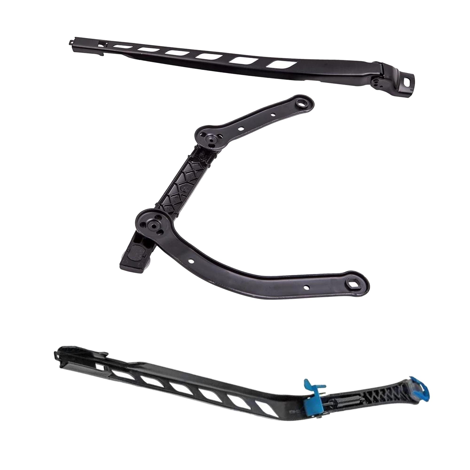Jeu de bras d'essuie-glace avant pour BMW Série 5 E60 E61 Série 6 E63 E64 PARTSLINE KC02141