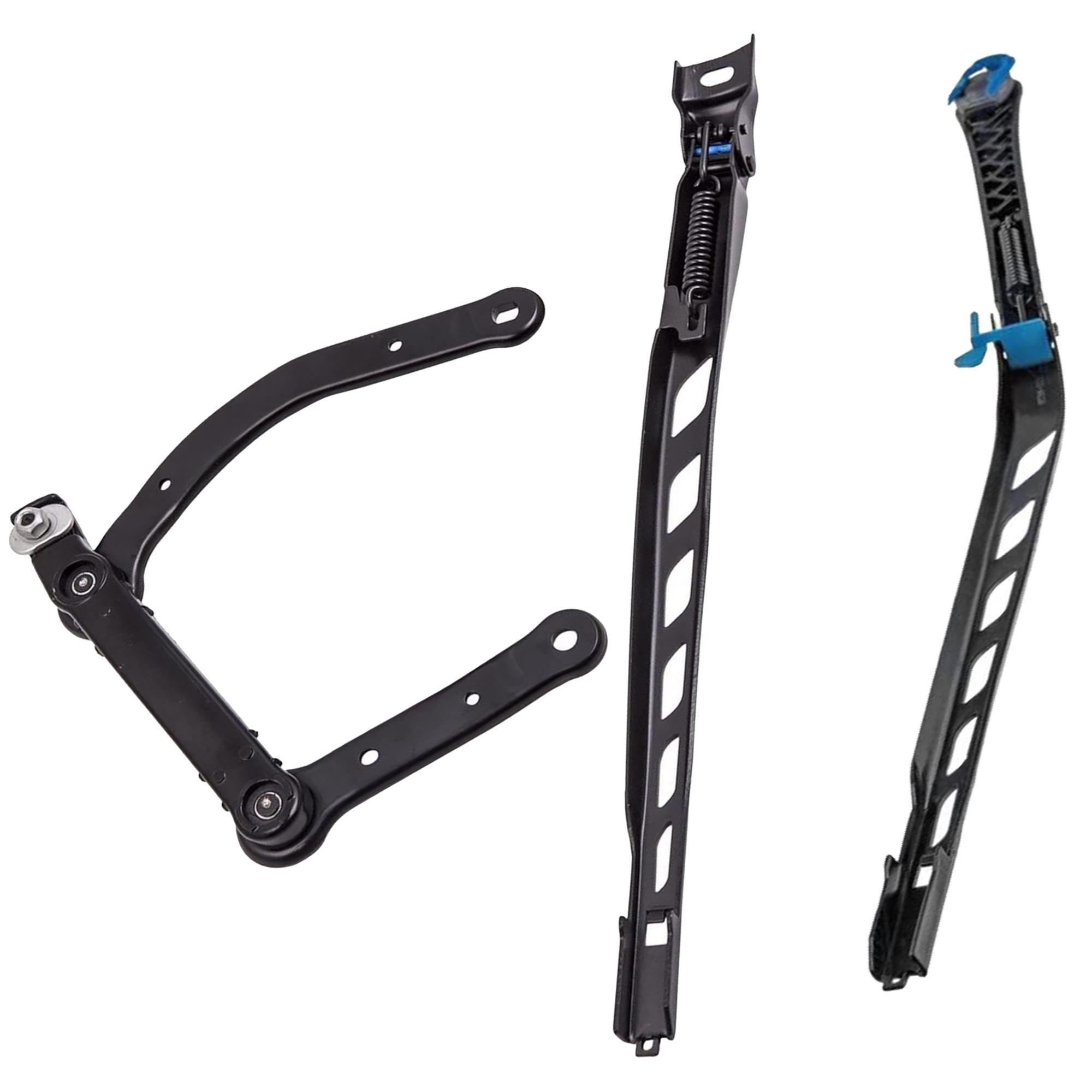 Jeu de bras d'essuie-glace avant pour BMW Série 5 E60 E61 Série 6 E63 E64 PARTSLINE KC02141