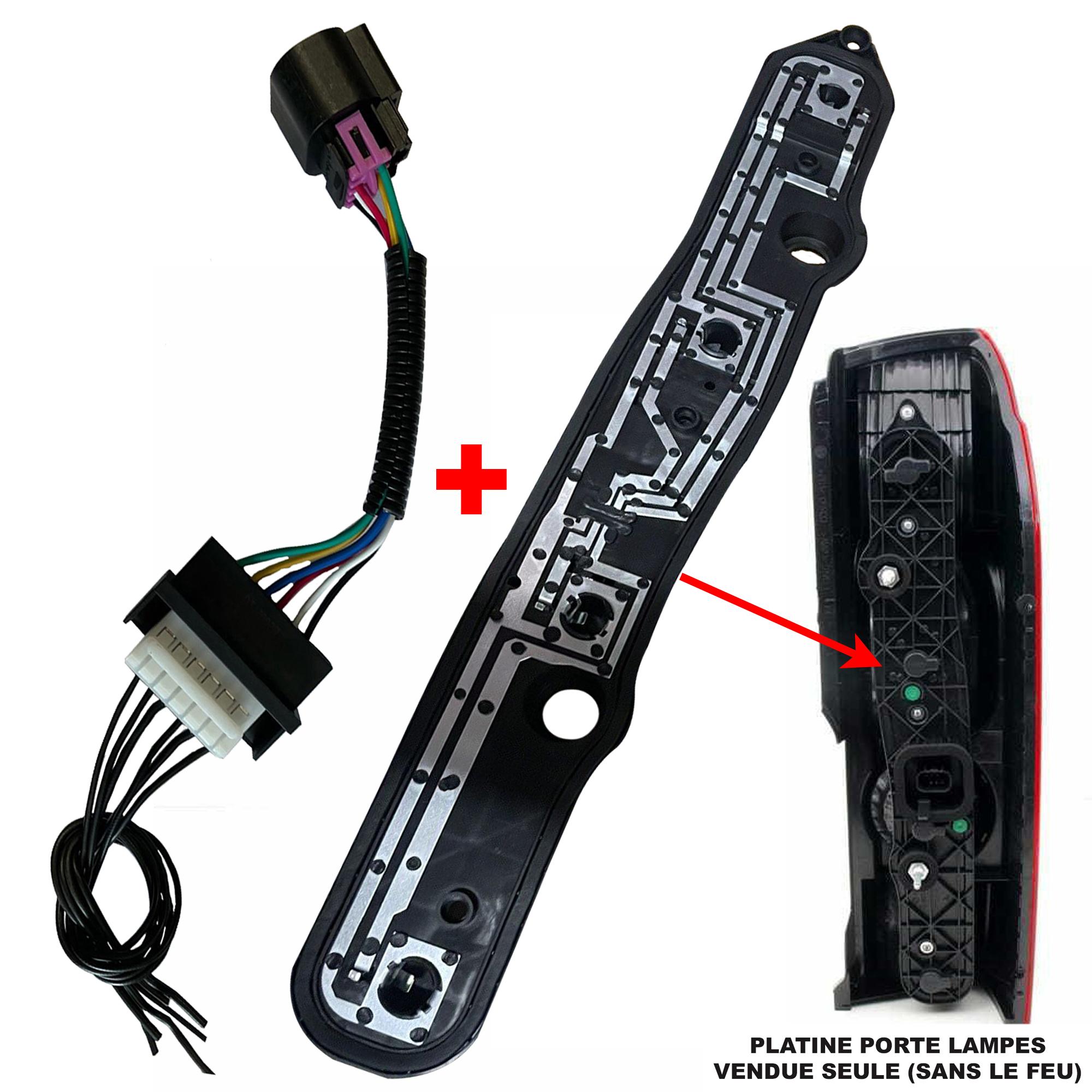 Platine feu arriere faisceau gauche pour Jumper Boxer Ducato PARTSLINE KC02165