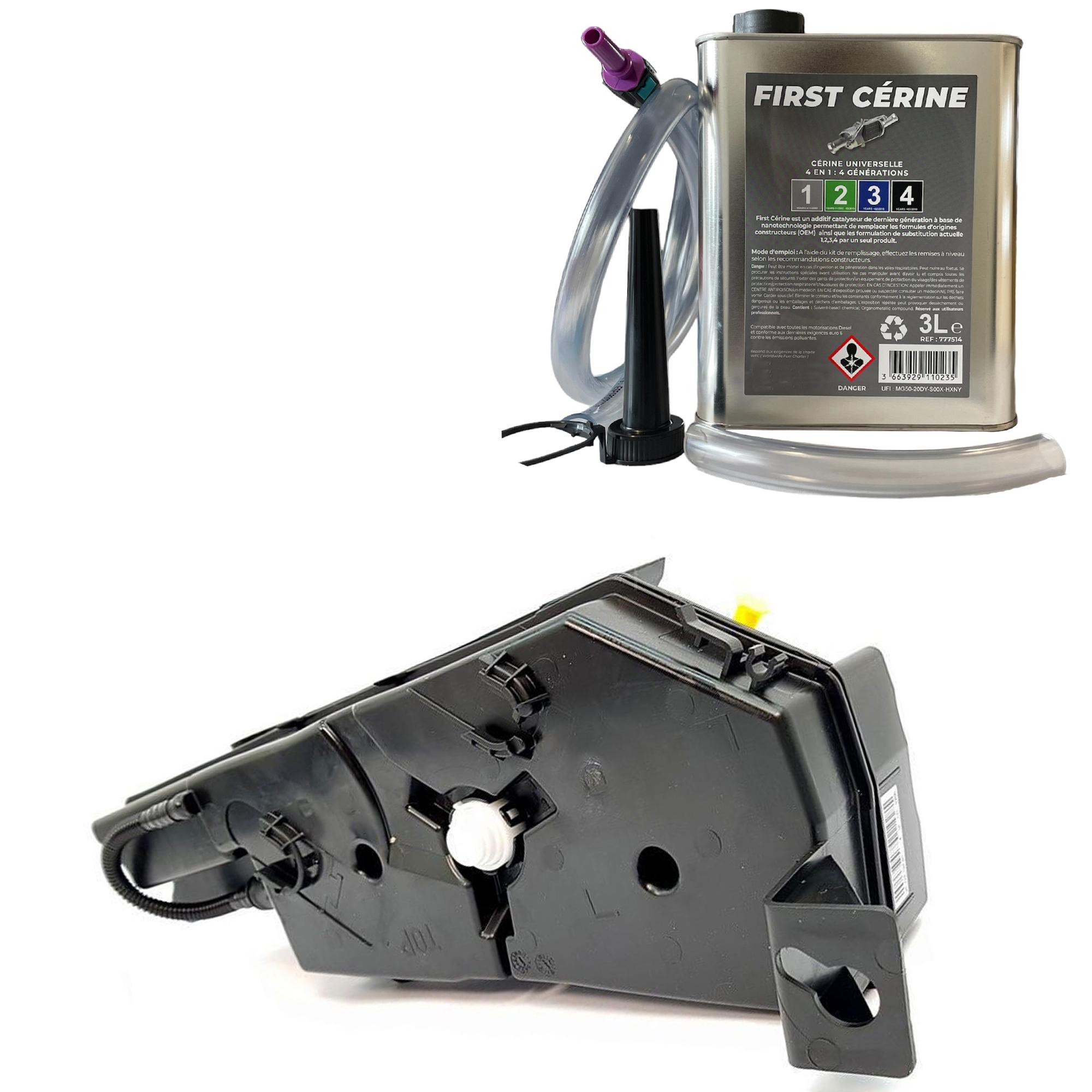 Réservoir d'additif FAP avec pompe doseuse + bidon 3L de cérine universelle PARTSLINE KC02189