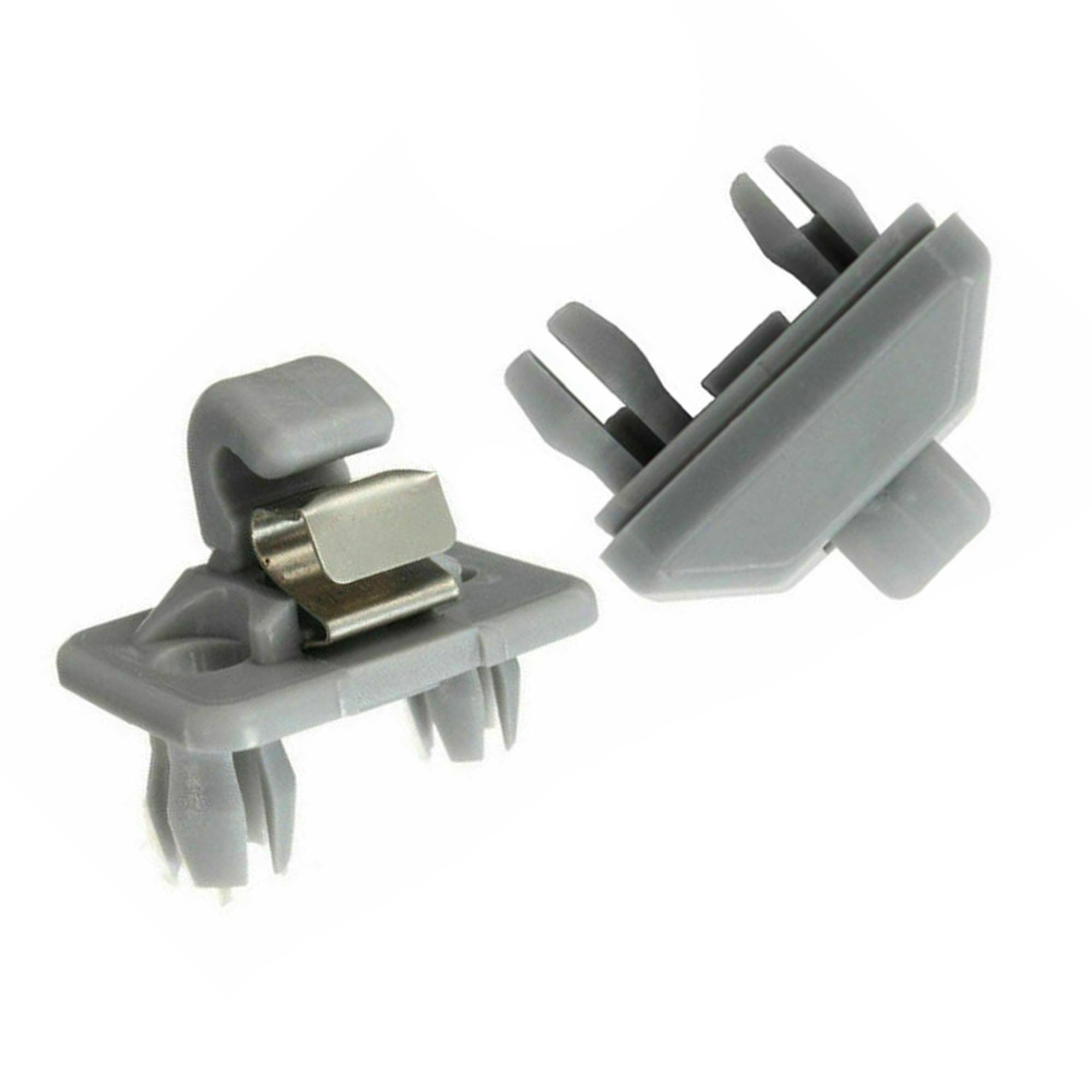 Lot de 2 Clips, fixation de pare-soleil gris pour Audi A1, A3, A4, A5, Q3, Q5, TT PARTSLINE KC02232