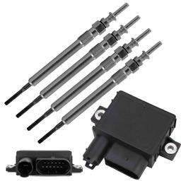 Boîtier de préchauffage + lot de 4 bougies pour Bmw moteurs 2.0 L PARTSLINE KC02235