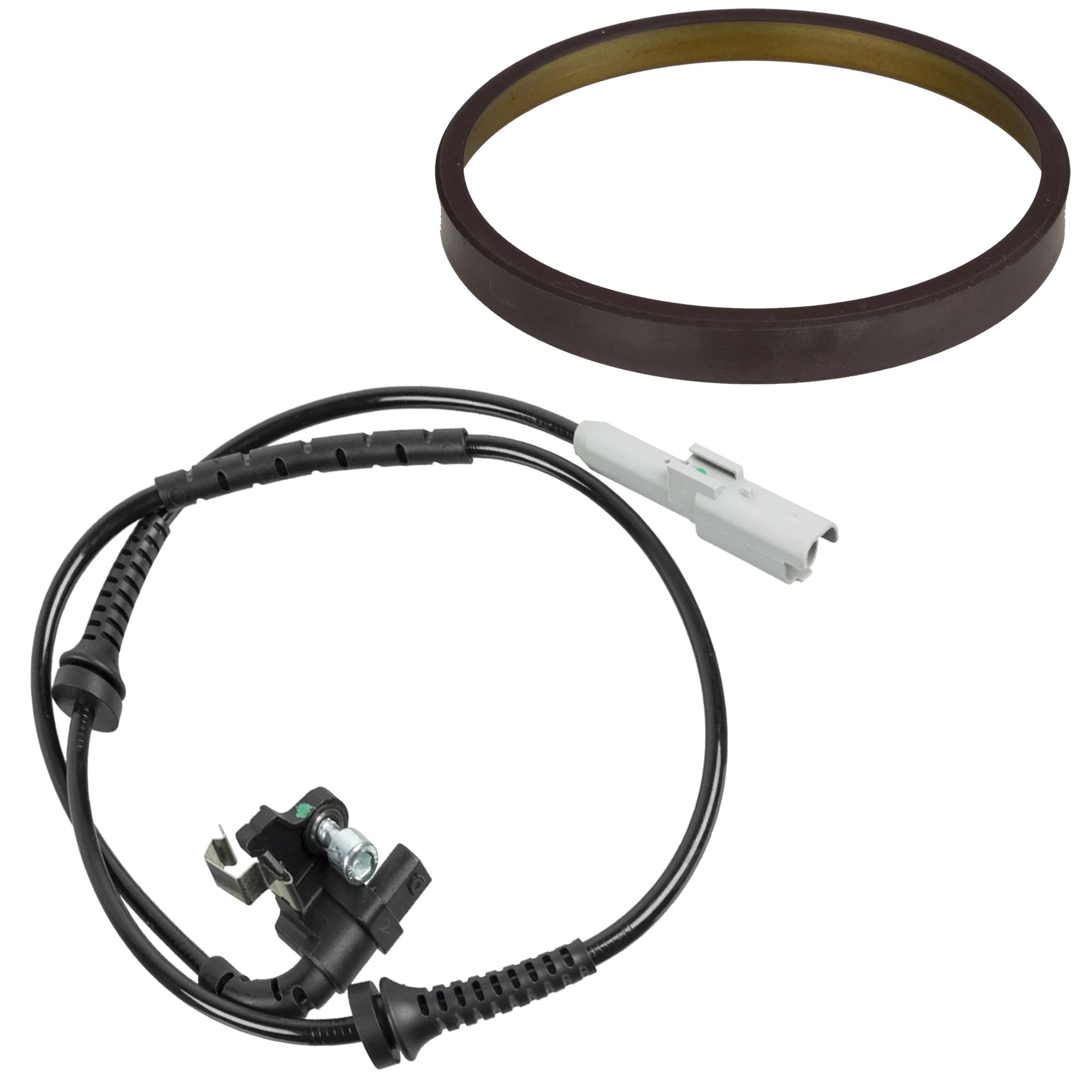 Capteur vitesse de roue Arrière GAUCHE ou DROIT + Bague ABS pour Peugeot 3008 PARTSLINE KC02274