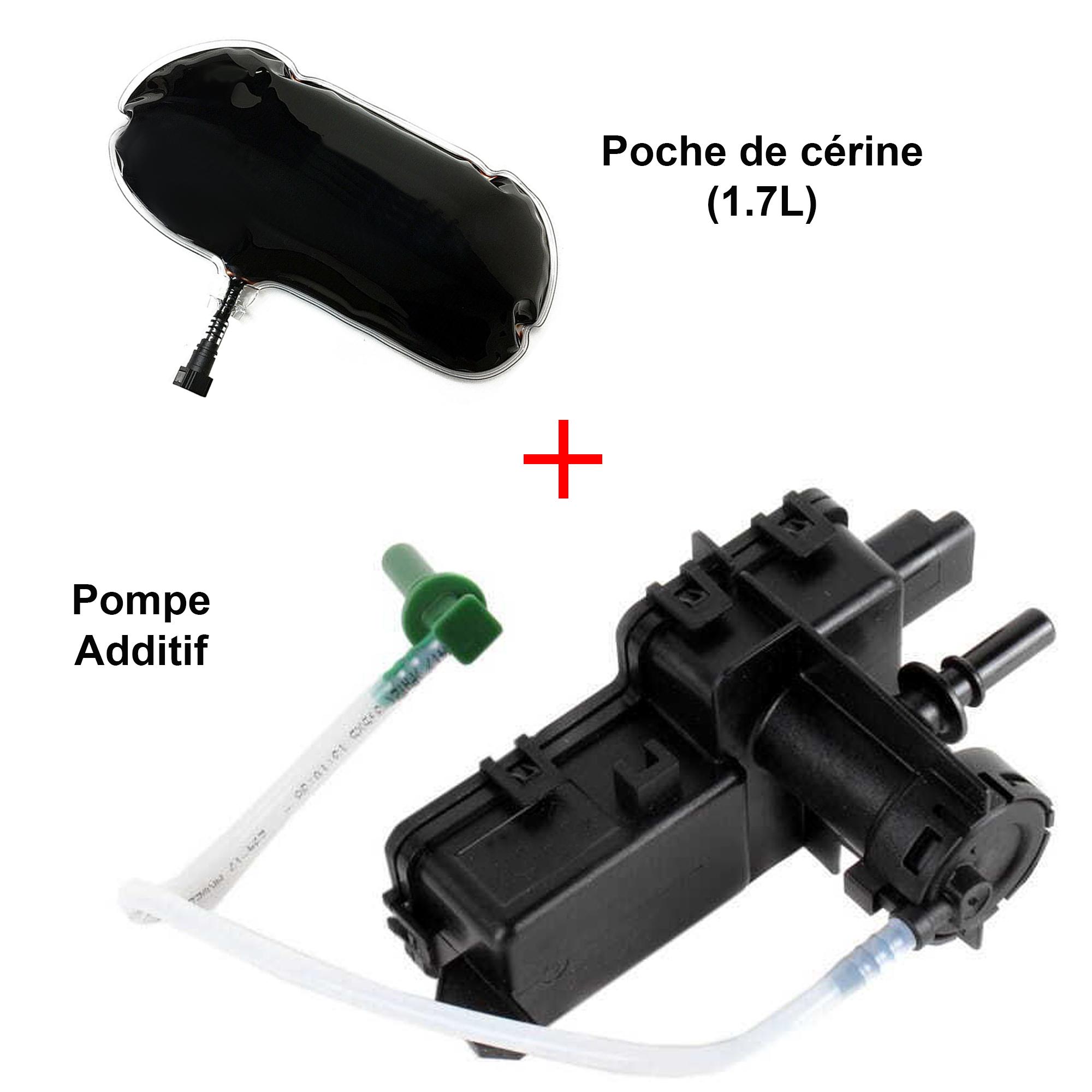 Pompe additif FAP + poche de cerine pour C3, DS3, 1007 1.6 Hdi, 1.4 Hdi, BlueHDi PARTSLINE KC02285