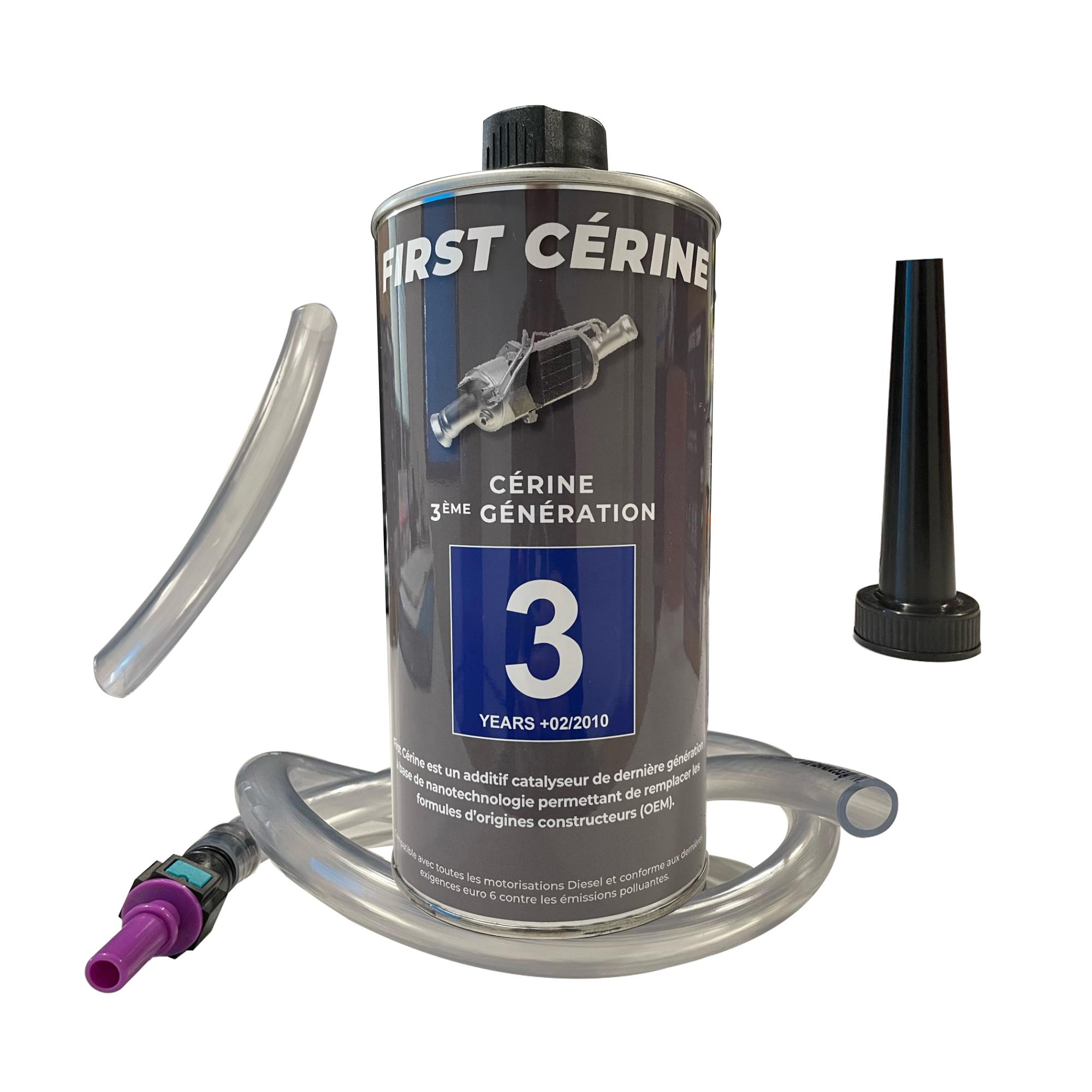 (Lot de 2) Bidon de 1 litre d'additif FAP Cerine BLEU Diesel HDI PARTSLINE KC02289