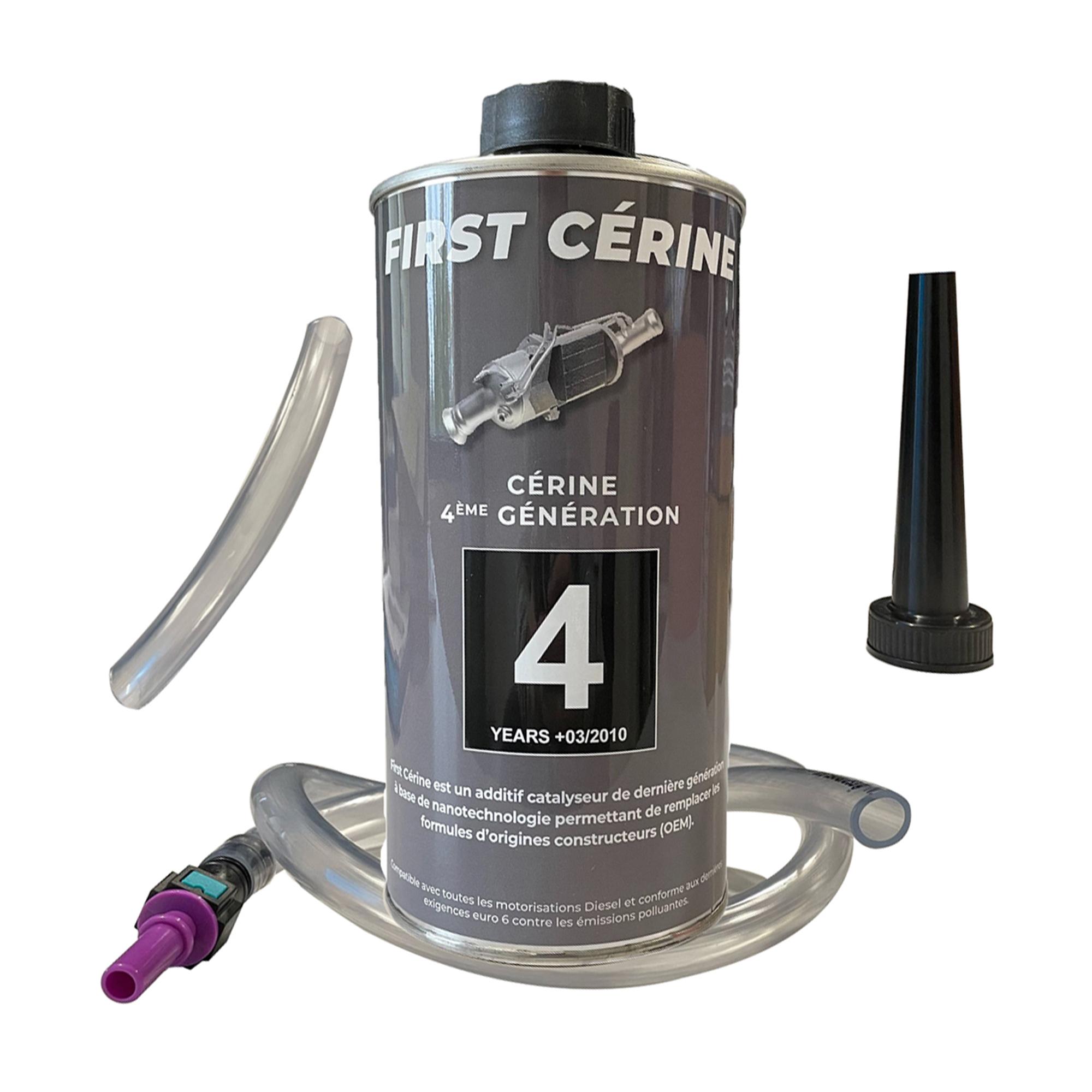 (Lot de 2) Bidon de 1 litre d'additif FAP Cerine NOIR Diesel HDI PARTSLINE KC02291