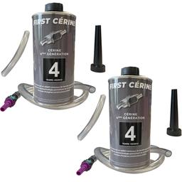 (Lot de 2) Bidon de 1 litre d'additif FAP Cerine NOIR Diesel HDI PARTSLINE KC02291