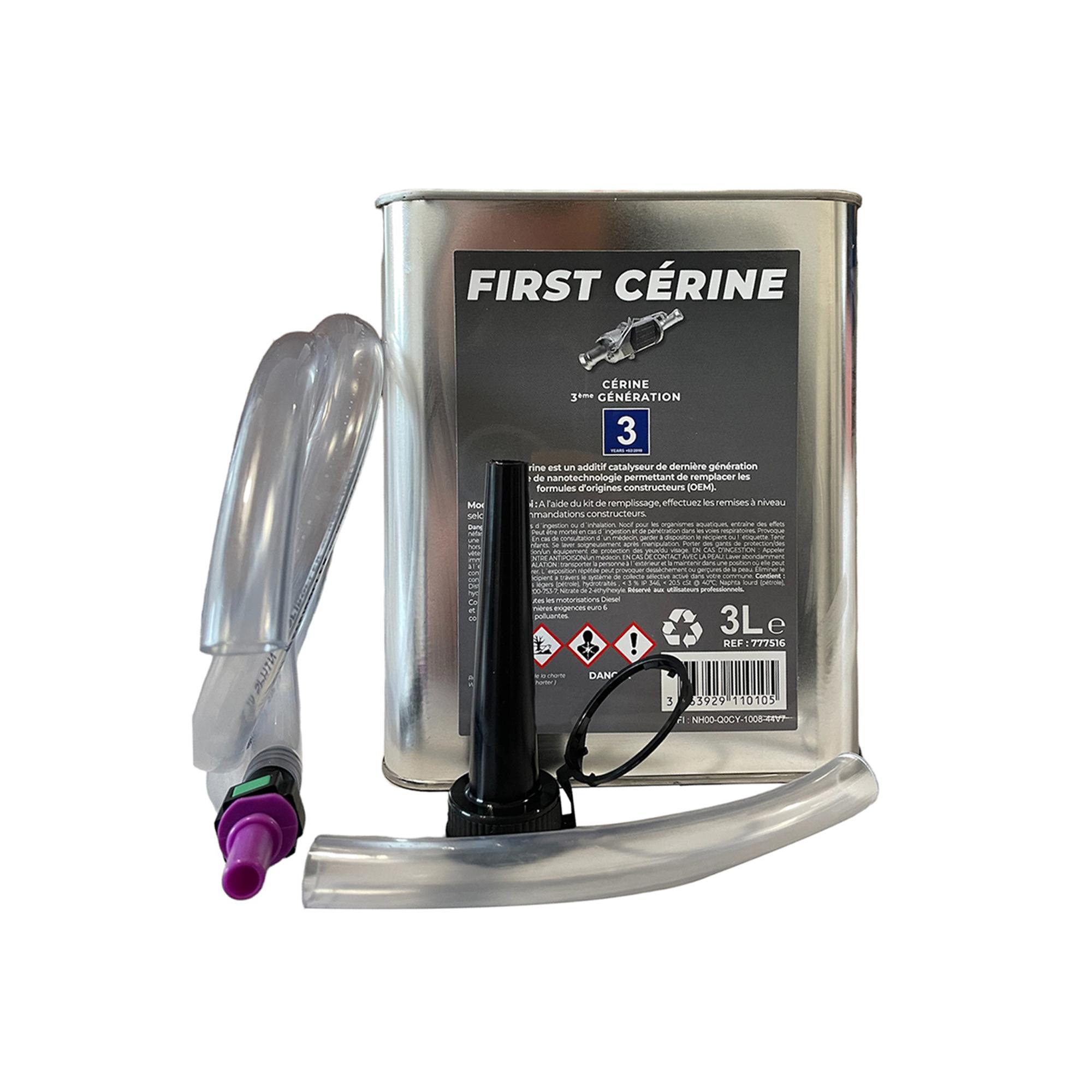 (Lot de 2) Bidon de 3 litres d'additif FAP Cerine BLEU Diesel HDI PARTSLINE KC02295