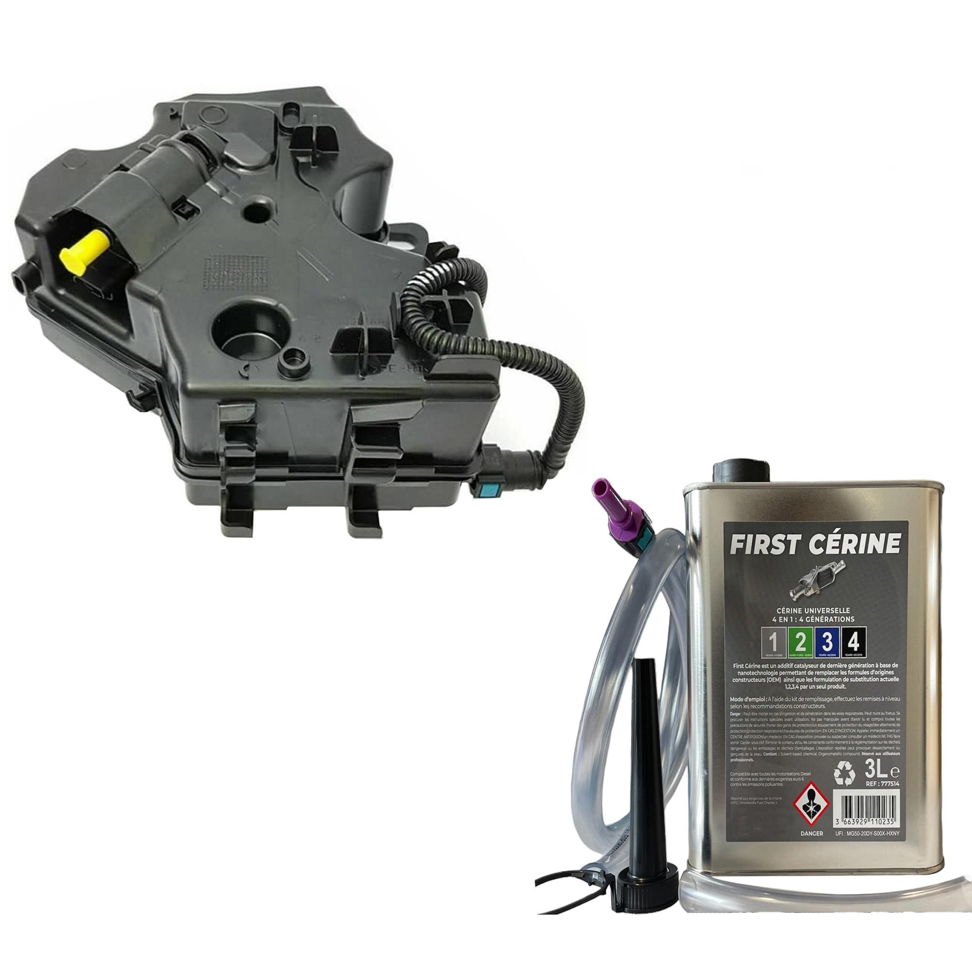Réservoir d'additif FAP avec pompe doseuse + bidon 3L de cérine universelle PARTSLINE KC02301