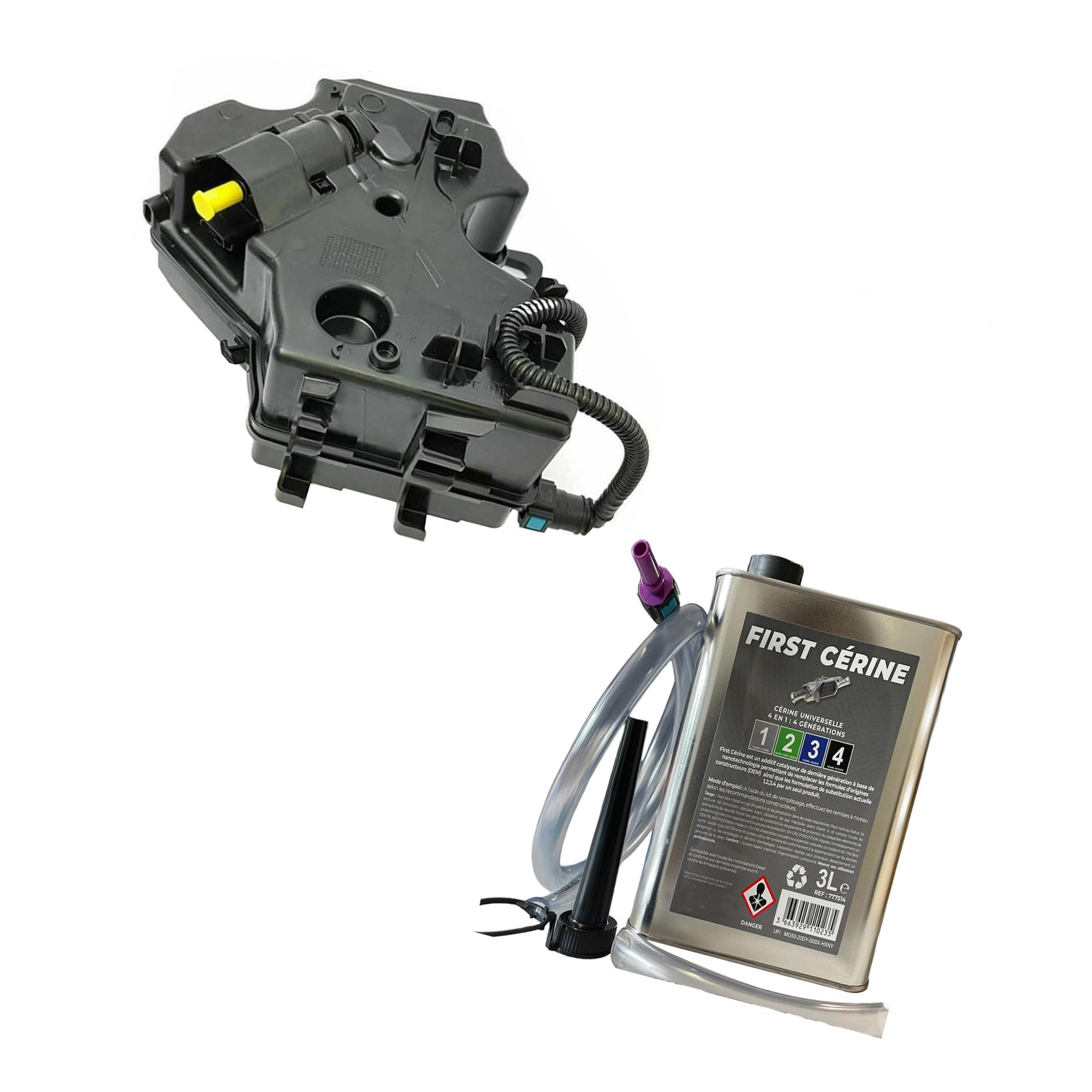 Réservoir d'additif FAP avec pompe doseuse + bidon 3L de cérine universelle PARTSLINE KC02301