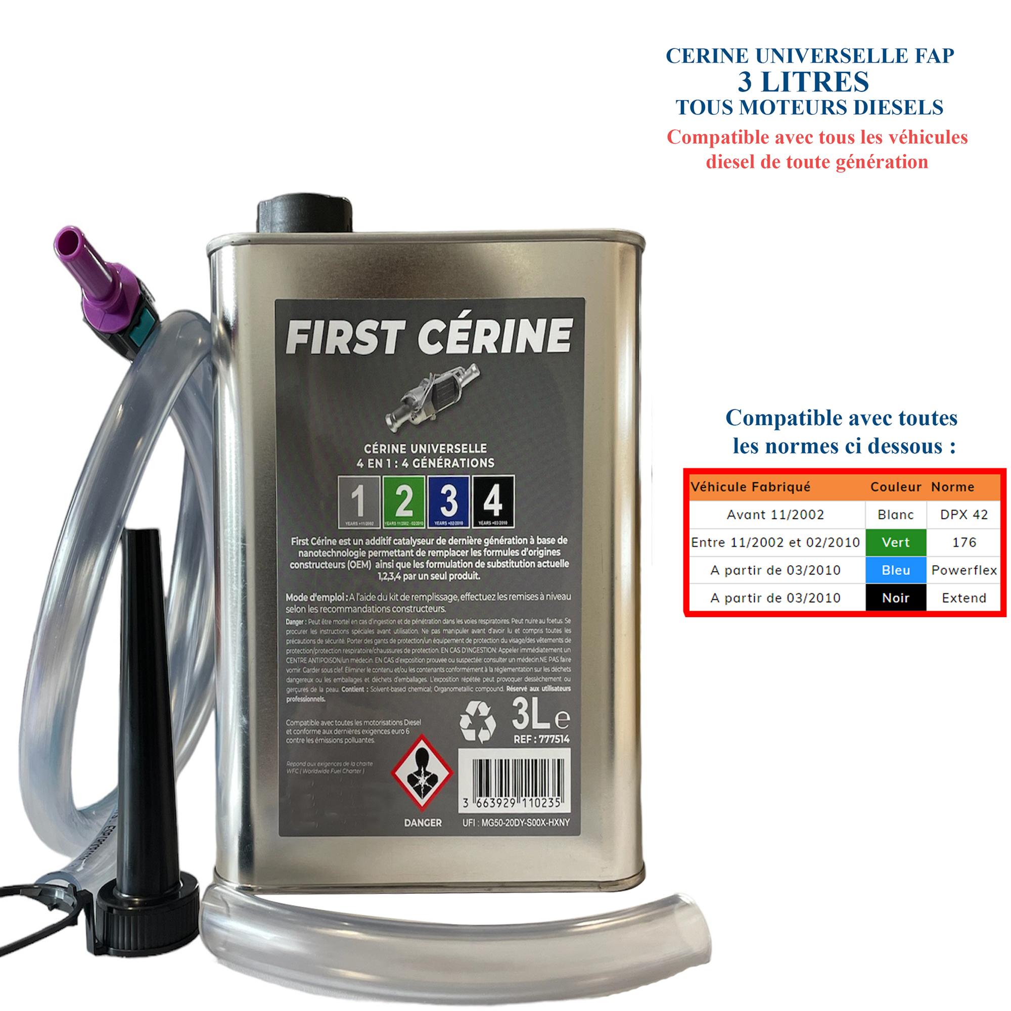 Réservoir d'additif FAP avec pompe doseuse + bidon 3L de cérine universelle PARTSLINE KC02302