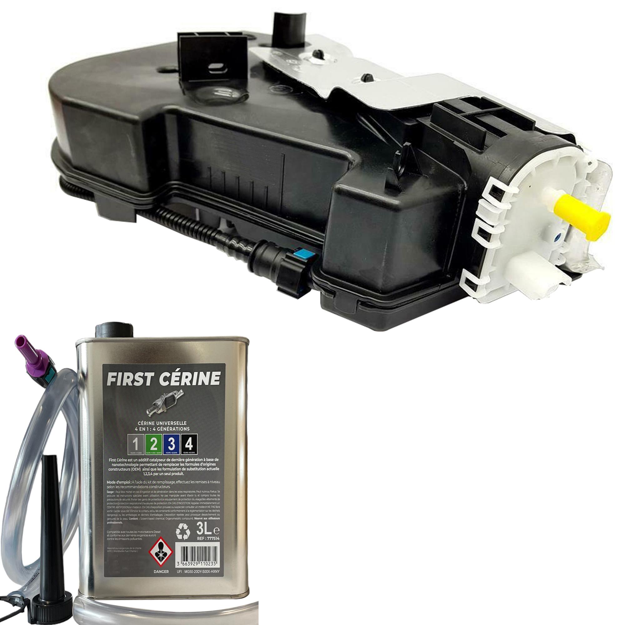 Réservoir d'additif FAP avec pompe doseuse + bidon 3L de cérine universelle PARTSLINE KC02302
