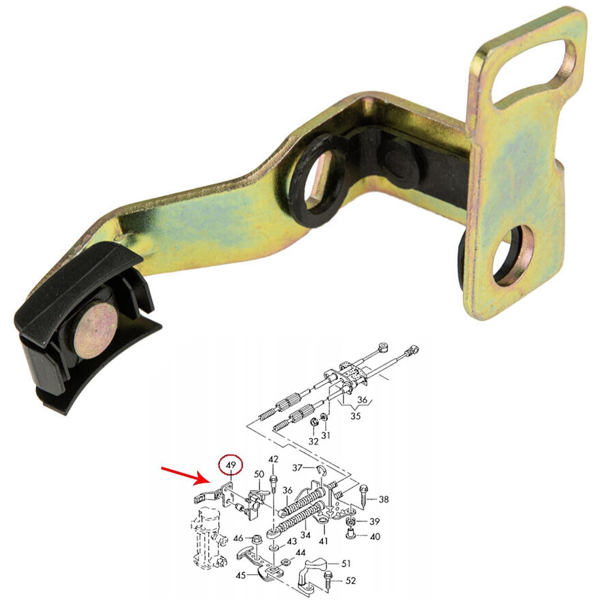 Kit réparation de renvoi de levier de vitesse pour Audi, Seat, Skoda, VW PARTSLINE KC02303