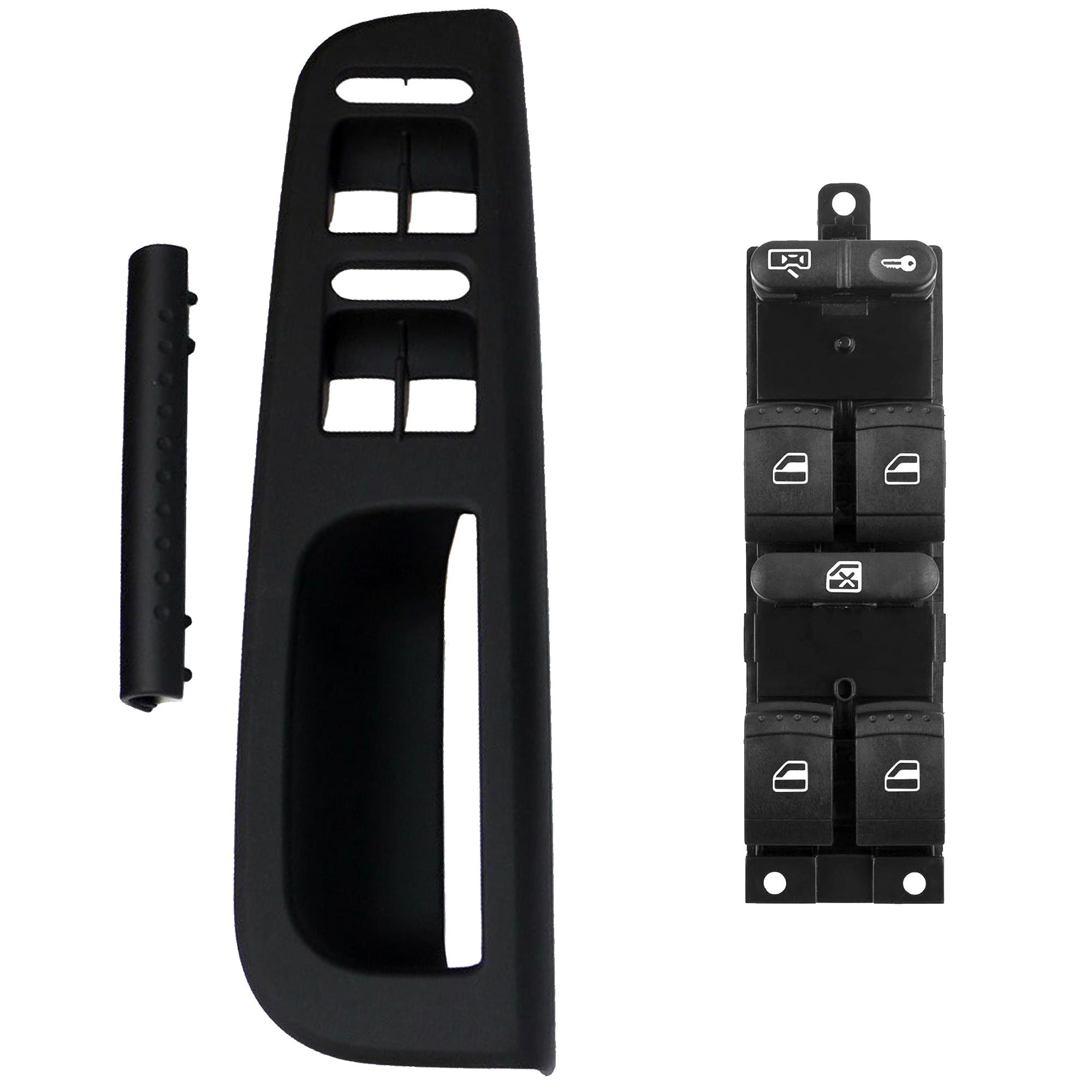 Protection + bouton de lève vitre avant gauche pour VW Golf 4 PARTSLINE KC02314