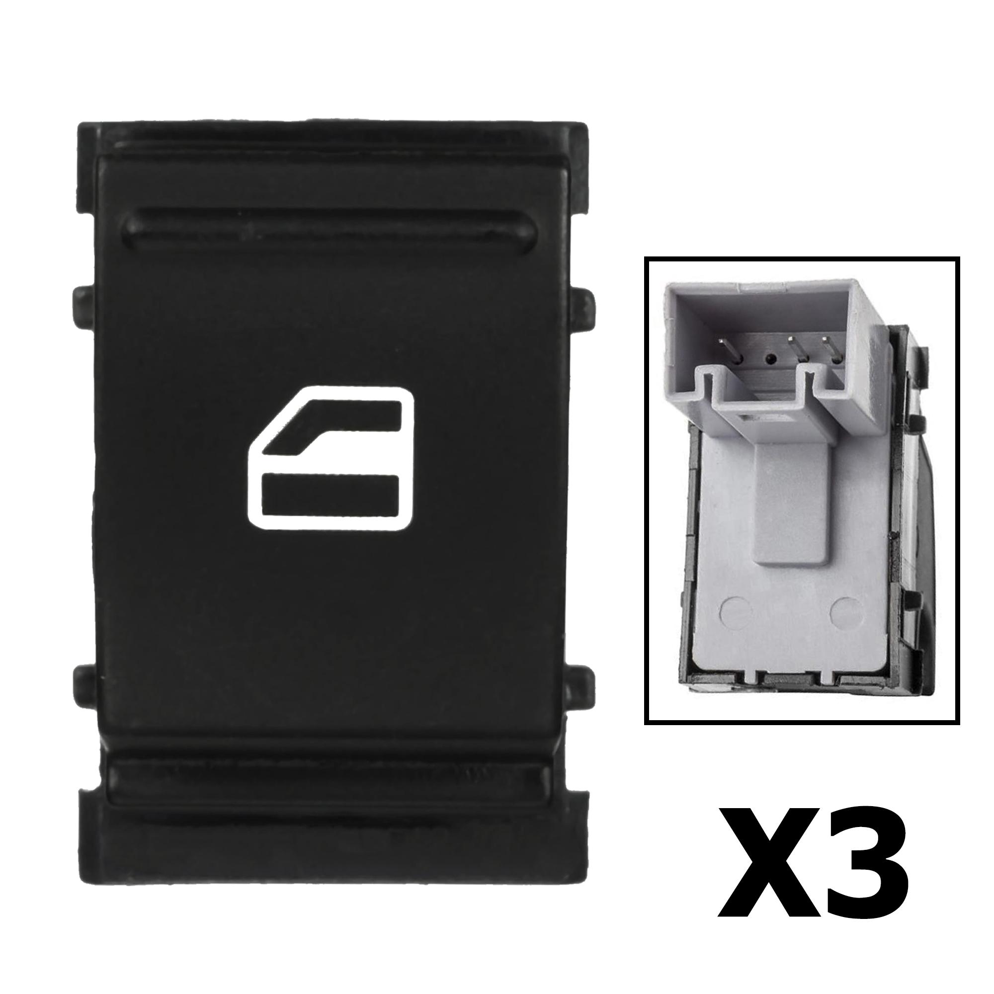 Lot complet de bouton de lève-vitre électrique pour Seat et VW PARTSLINE KC02322